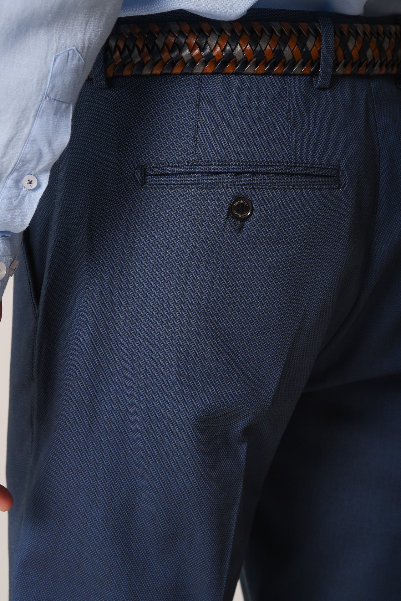 ΑΝΔΡΙΚΟ ΠΑΝΤΕΛΟΝΙ CHINOS LES GENT'S RAF ΑΠΟΧΡΩΣΗ ΜΕ ΜΙΚΡΟΣΧΕΔΙΟ REGULAR FIT