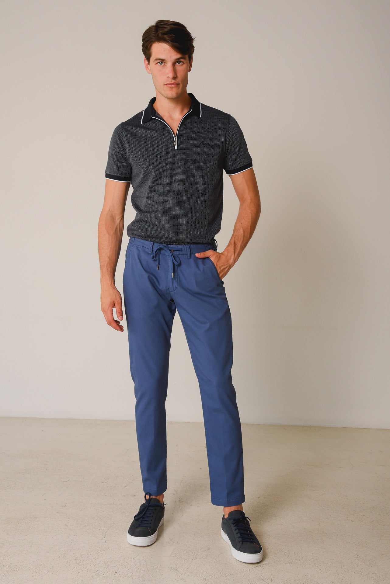 ΑΝΔΡΙΚΗ ΠΑΝΤΕΛΟΝΑ ΜΕ ΚΟΡΔΟΝΙ PORTOBELLO'S RAF ΧΡΩΜΑ REGULAR FIT