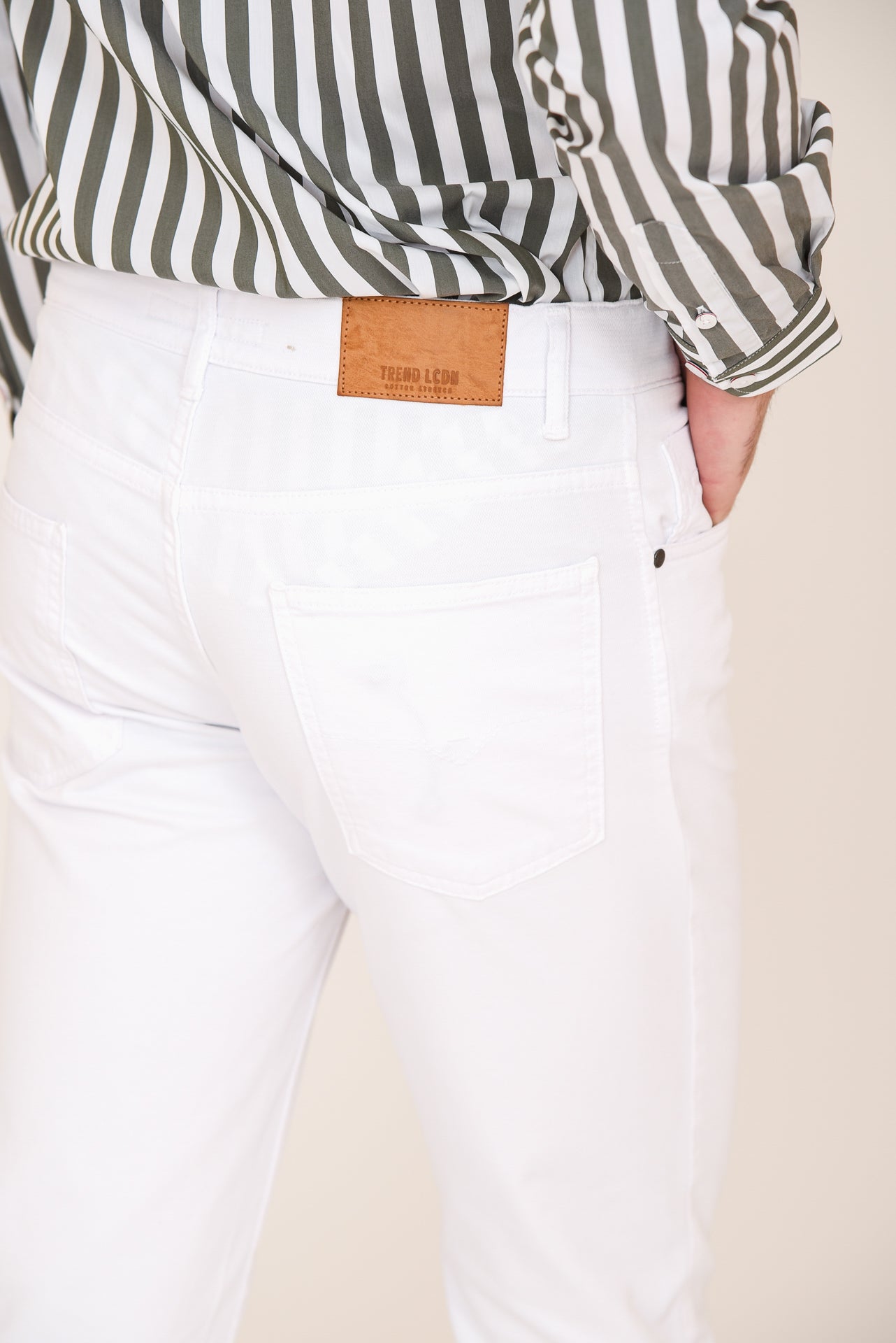 ΑΝΔΡΙΚΟ ΠΕΝΤΑΤΣΕΠΟ ΠΑΝΤΕΛΟΝΙ PORTOBELLO'S ΛΕΥΚΟ