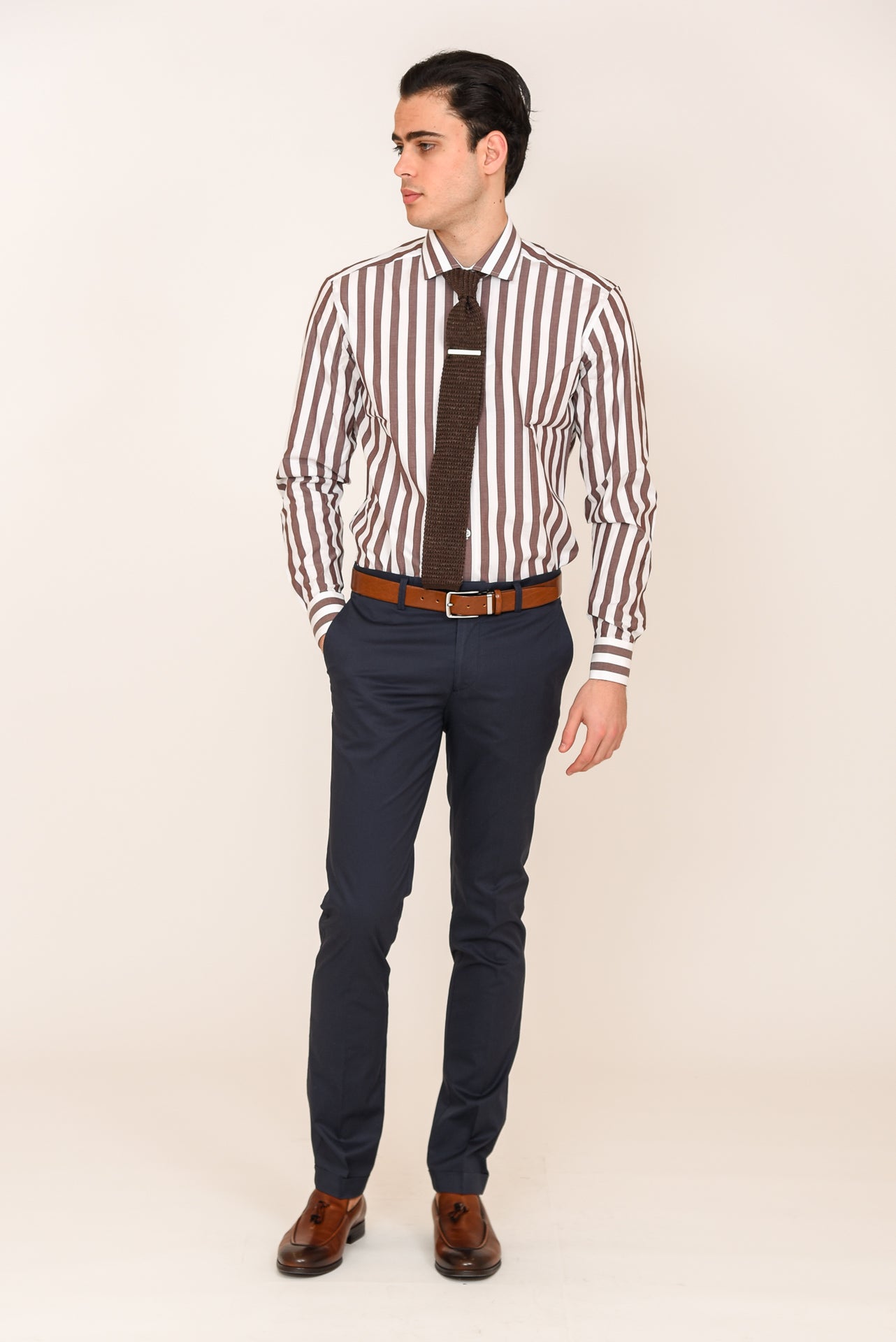 ΑΝΔΡΙΚΟ ΠΑΝΤΕΛΟΝΙ CHINOS PORTOBELLO'S ΜΠΛΕ SLIM ΓΡΑΜΜΗ