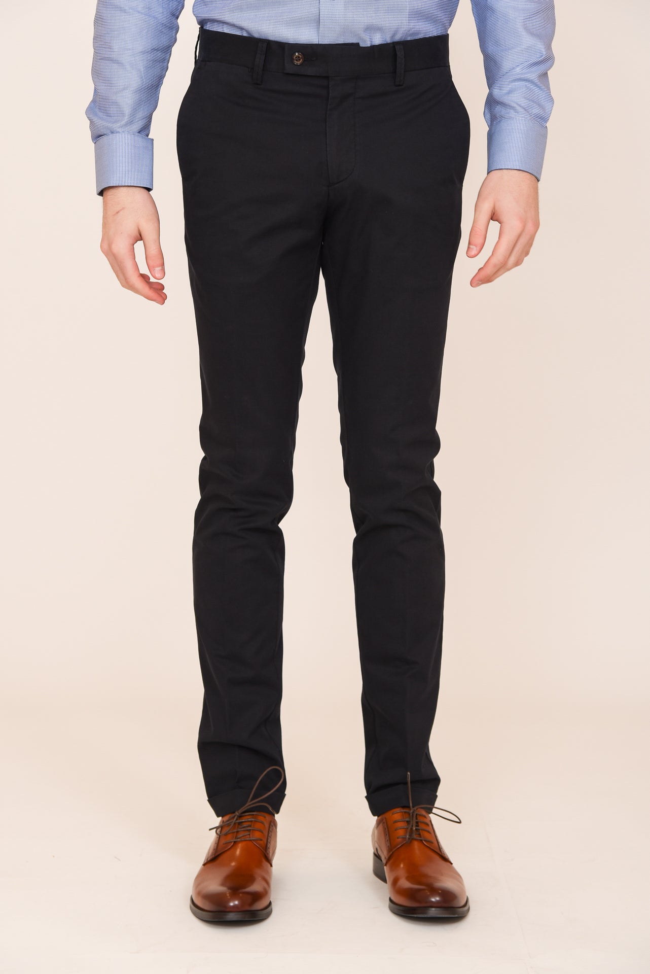 ΑΝΔΡΙΚΟ ΠΑΝΤΕΛΟΝΙ CHINOS PORTOBELLO'S DARK BLUE ΣΕ SLIM ΓΡΑΜΜΗ