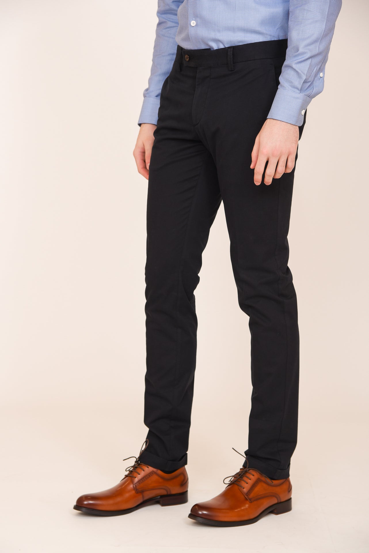 ΑΝΔΡΙΚΟ ΠΑΝΤΕΛΟΝΙ CHINOS PORTOBELLO'S DARK BLUE ΣΕ SLIM ΓΡΑΜΜΗ