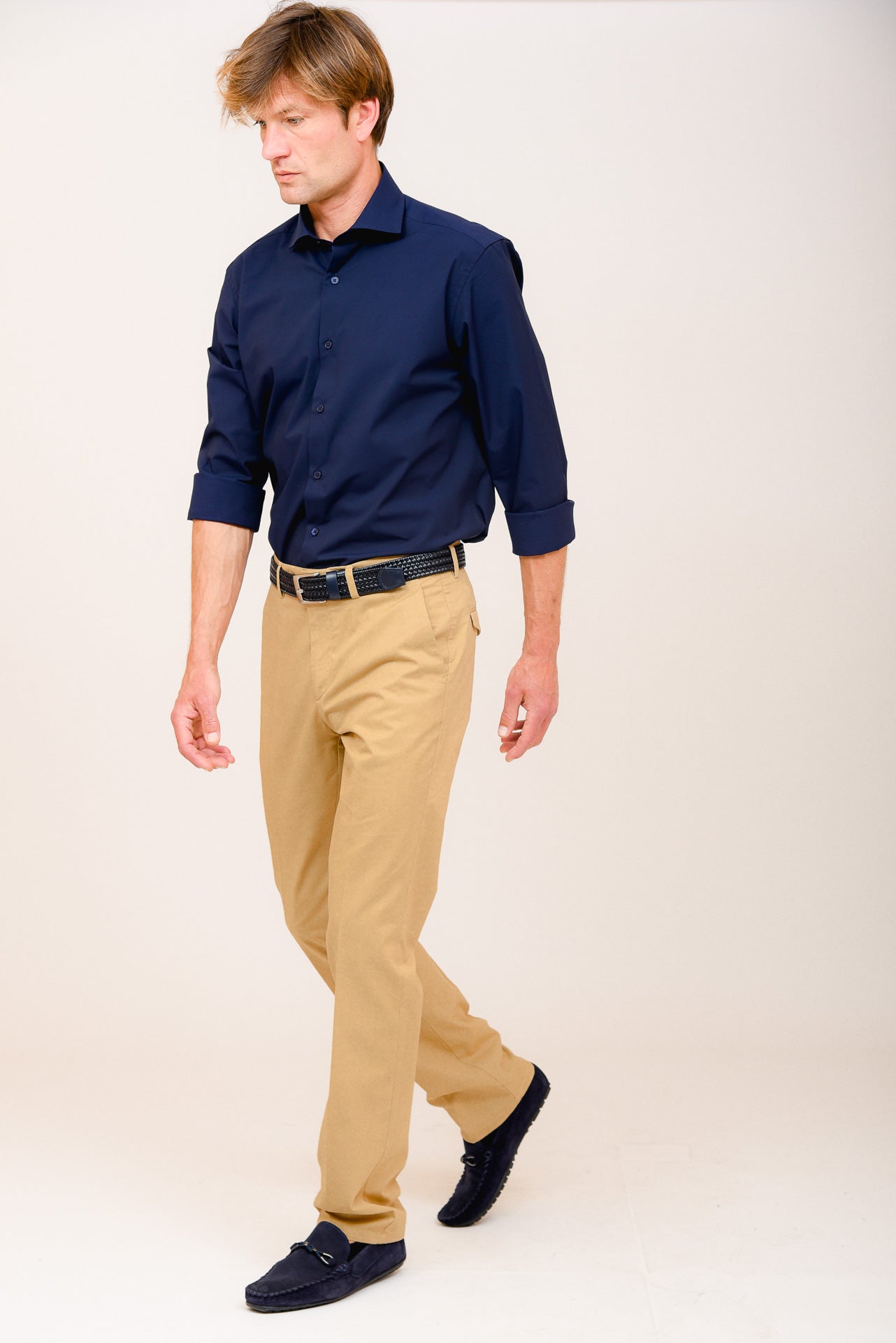 ΑΝΔΡΙΚΟ ΠΑΝΤΕΛΟΝΙ CHINOS PORTOBELLO'S ΜΠΕΖ ΣΚΟΥΡΟ ΚΛΑΣΙΚΗ ΓΡΑΜΜΗ