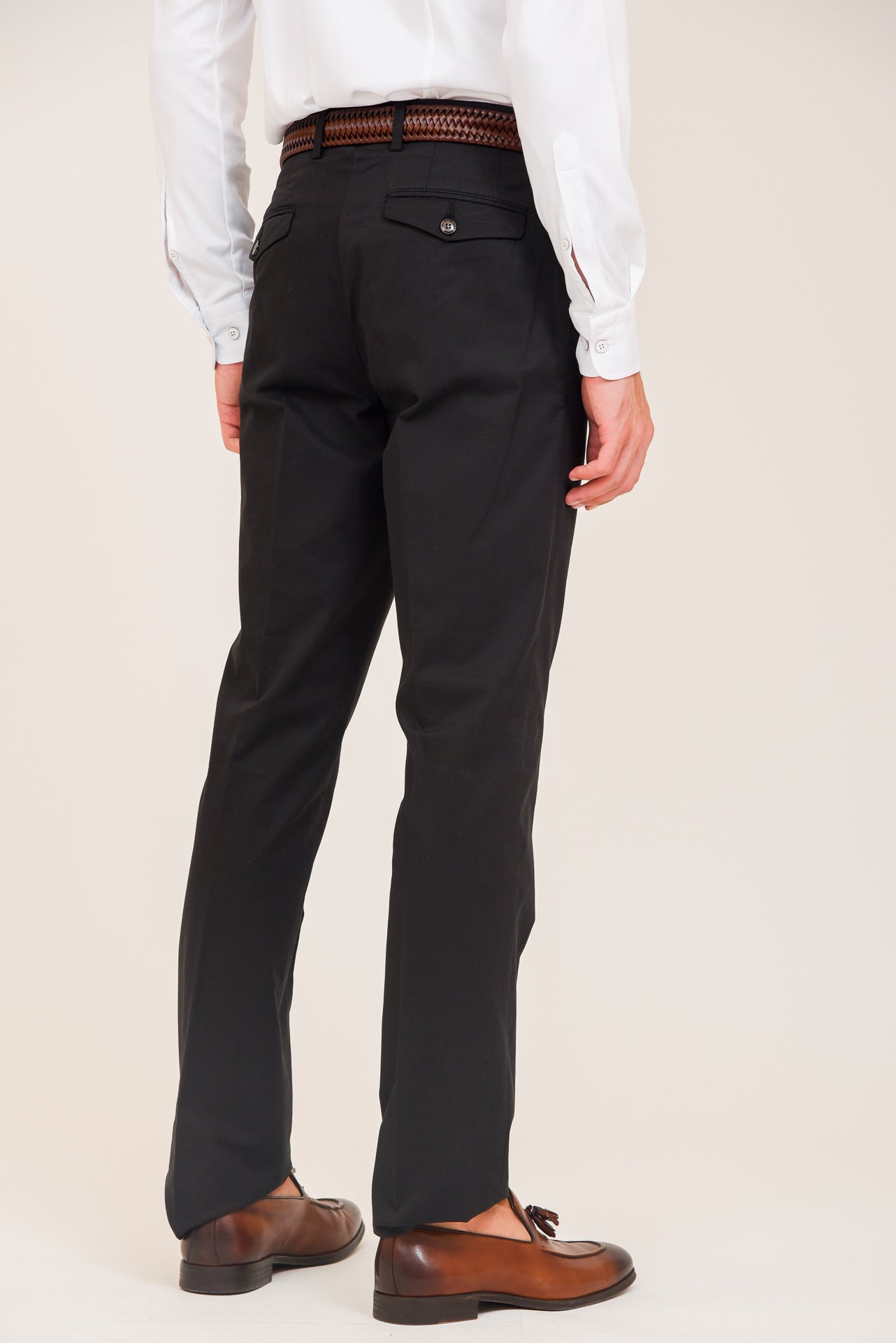 ΑΝΔΡΙΚΟ ΠΑΝΤΕΛΟΝΙ CHINOS PORTOBELLO'S ΜΑΥΡΟ ΧΡΩΜΑ ΚΛΑΣΙΚΗ ΓΡΑΜΜΗ