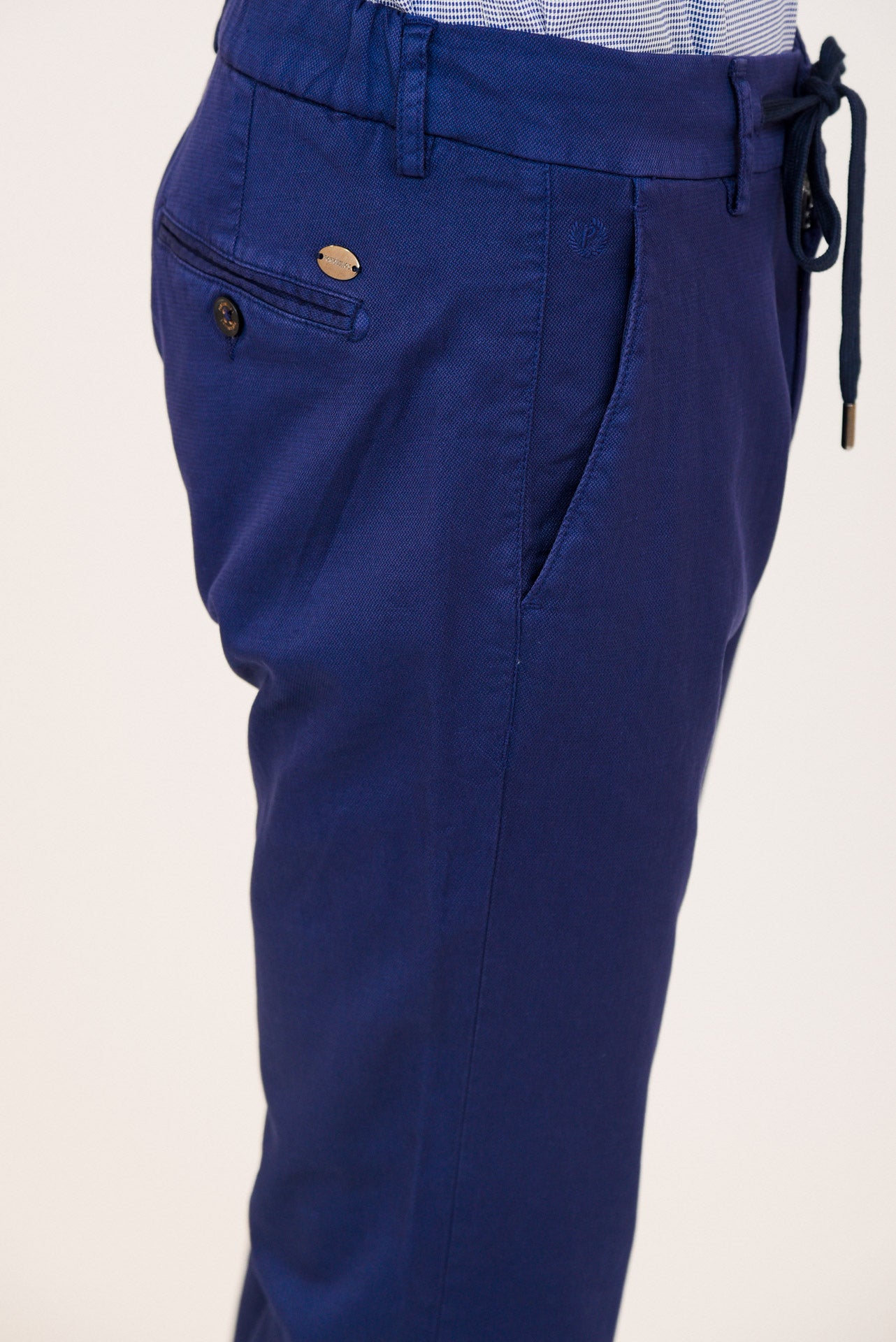 ΑΝΔΡΙΚΟ ΠΑΝΤΕΛΟΝΙ CHINOS PORTOBELLO'S ΜΕ ΚΟΡΔΟΝΙ ΜΠΛΕ ΡΟΥΑ MODERN FIT