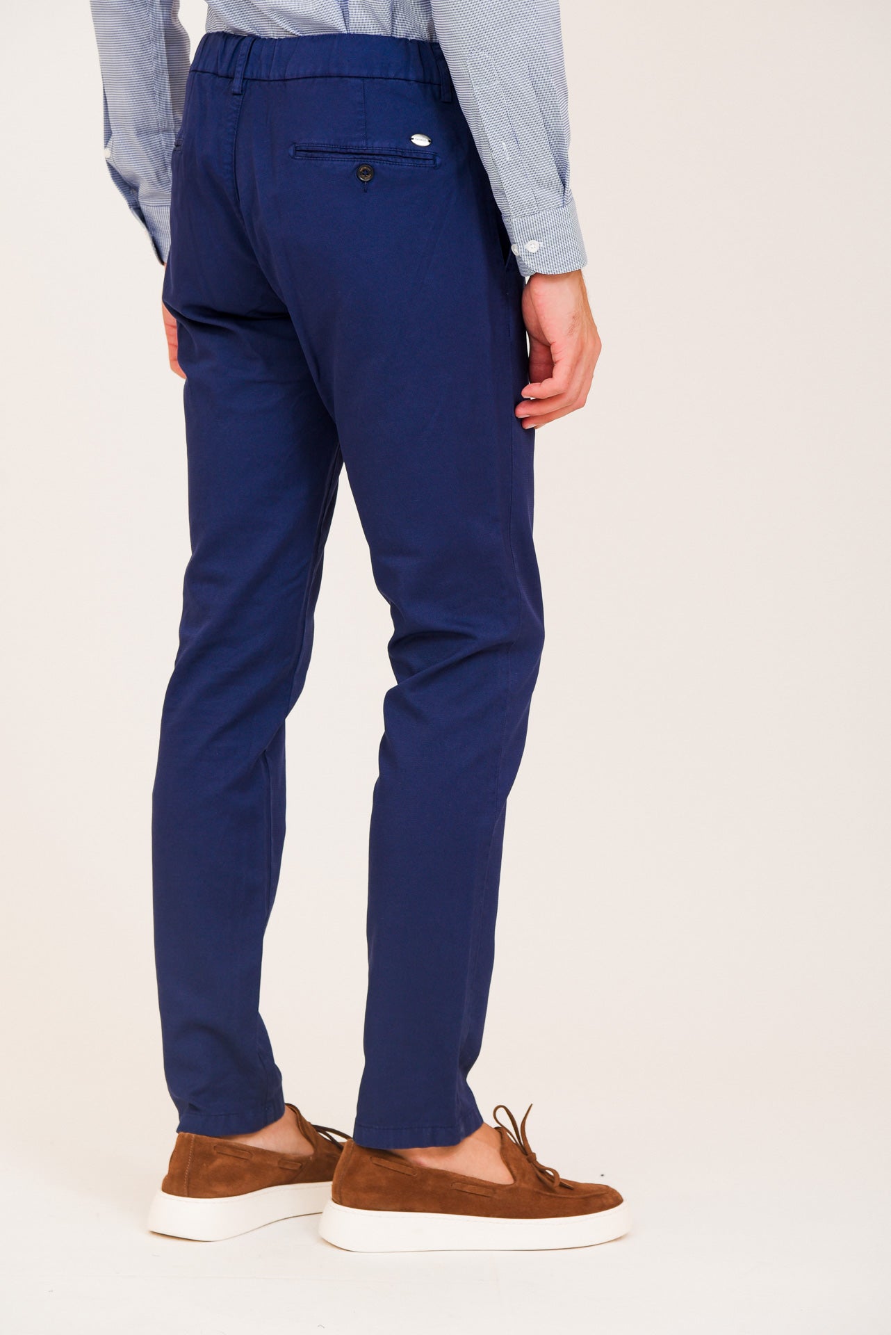 ΑΝΔΡΙΚΟ ΠΑΝΤΕΛΟΝΙ CHINOS PORTOBELLO'S ΜΕ ΚΟΡΔΟΝΙ ΜΠΛΕ ΡΟΥΑ MODERN FIT