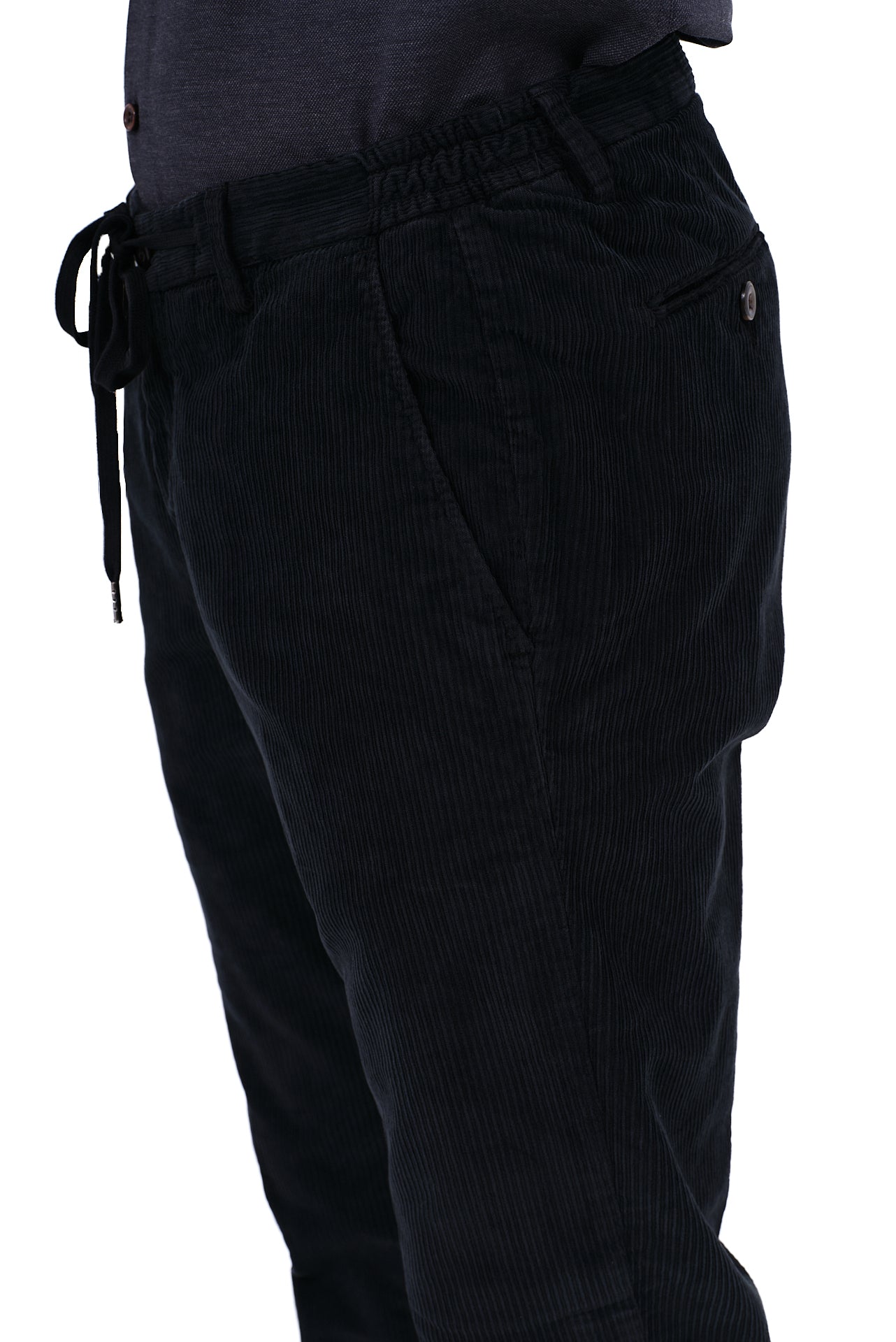 ΑΝΔΡΙΚΟ ΚΟΤΛΕ ΠΑΝΤΕΛΟΝΙ PORTOBELLO'S ΜΑΥΡΟ ΜΕ ΚΟΡΔΟΝΙ