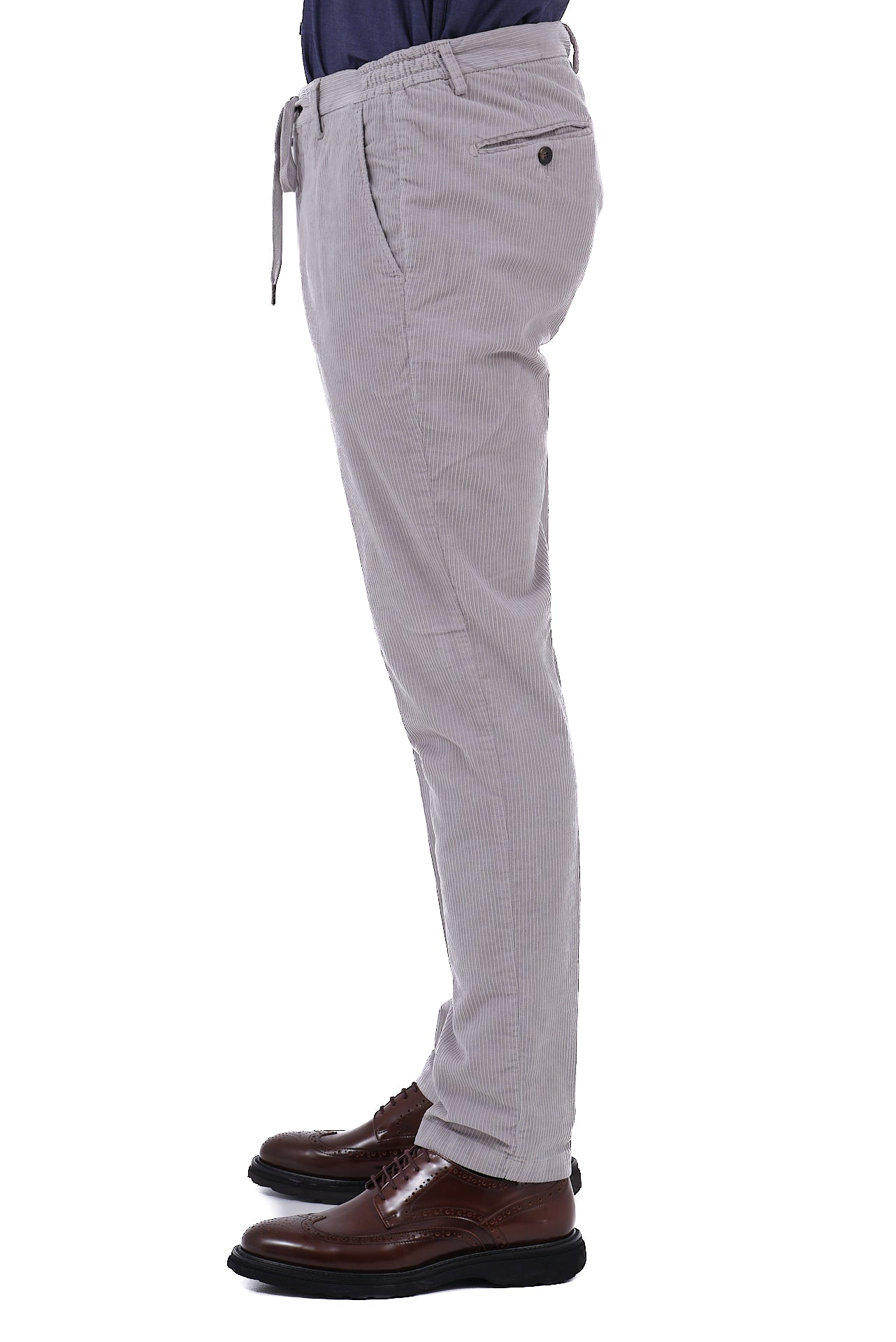 ΑΝΔΡΙΚΟ ΚΟΤΛΕ ΠΑΝΤΕΛΟΝΙ PORTOBELLO'S ΓΚΡΙ ΜΕ ΚΟΡΔΟΝΙ