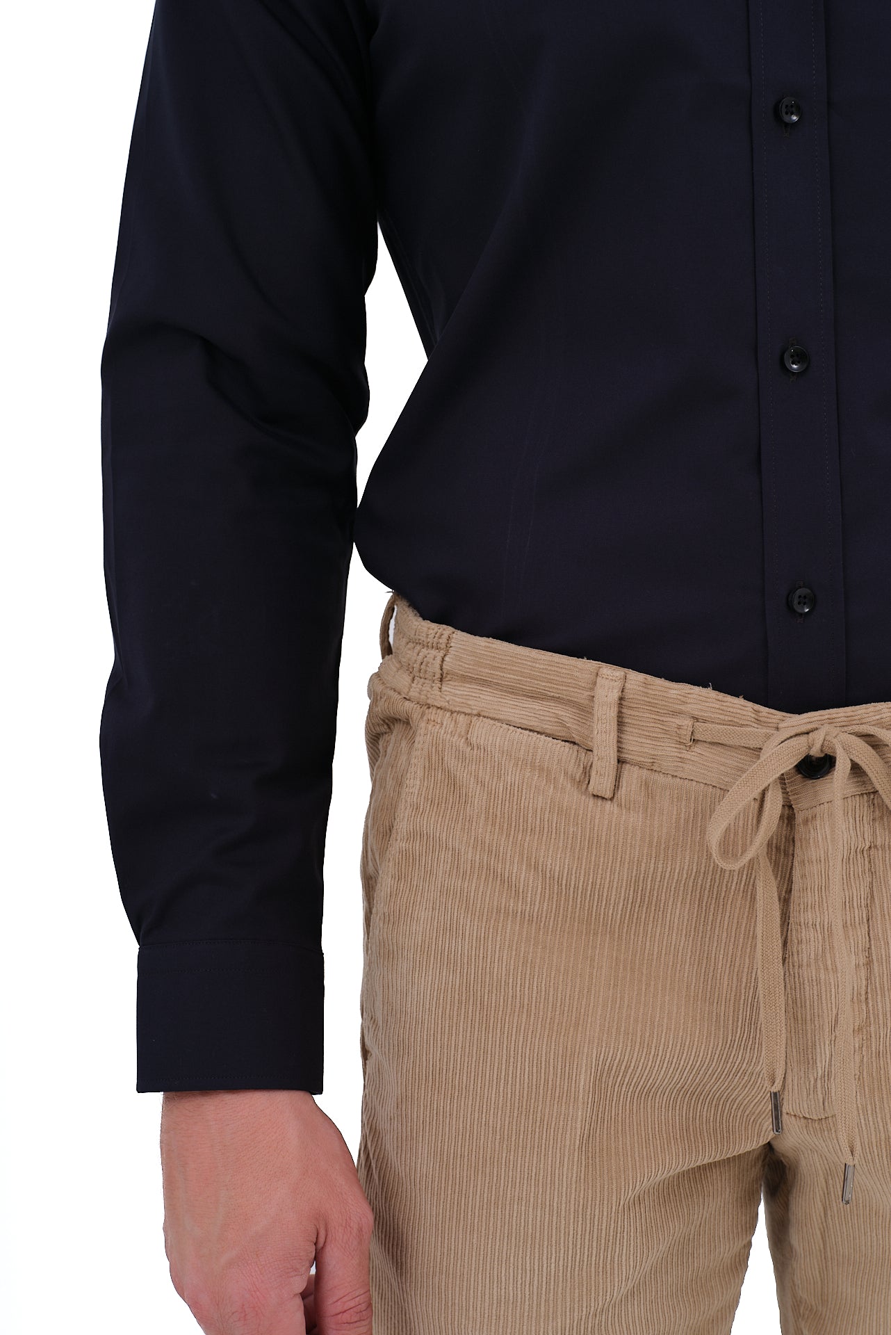 ΑΝΔΡΙΚΟ ΚΟΤΛΕ ΠΑΝΤΕΛΟΝΙ PORTOBELLO'S ΜΠΕΖ ΣΚΟΥΡΟ ΜΕ ΚΟΡΔΟΝΙ