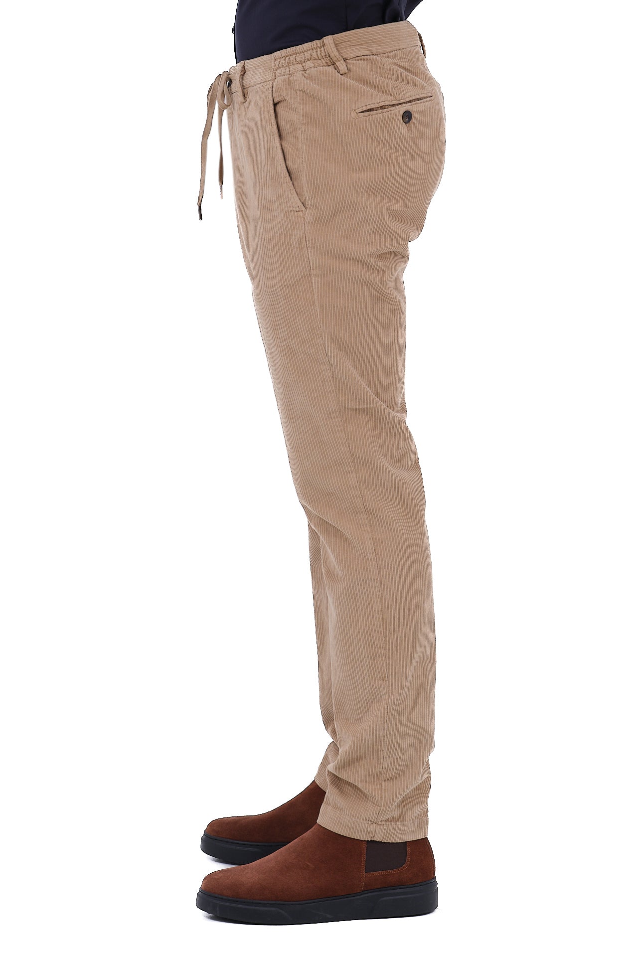 ΑΝΔΡΙΚΟ ΚΟΤΛΕ ΠΑΝΤΕΛΟΝΙ PORTOBELLO'S ΜΠΕΖ ΣΚΟΥΡΟ ΜΕ ΚΟΡΔΟΝΙ