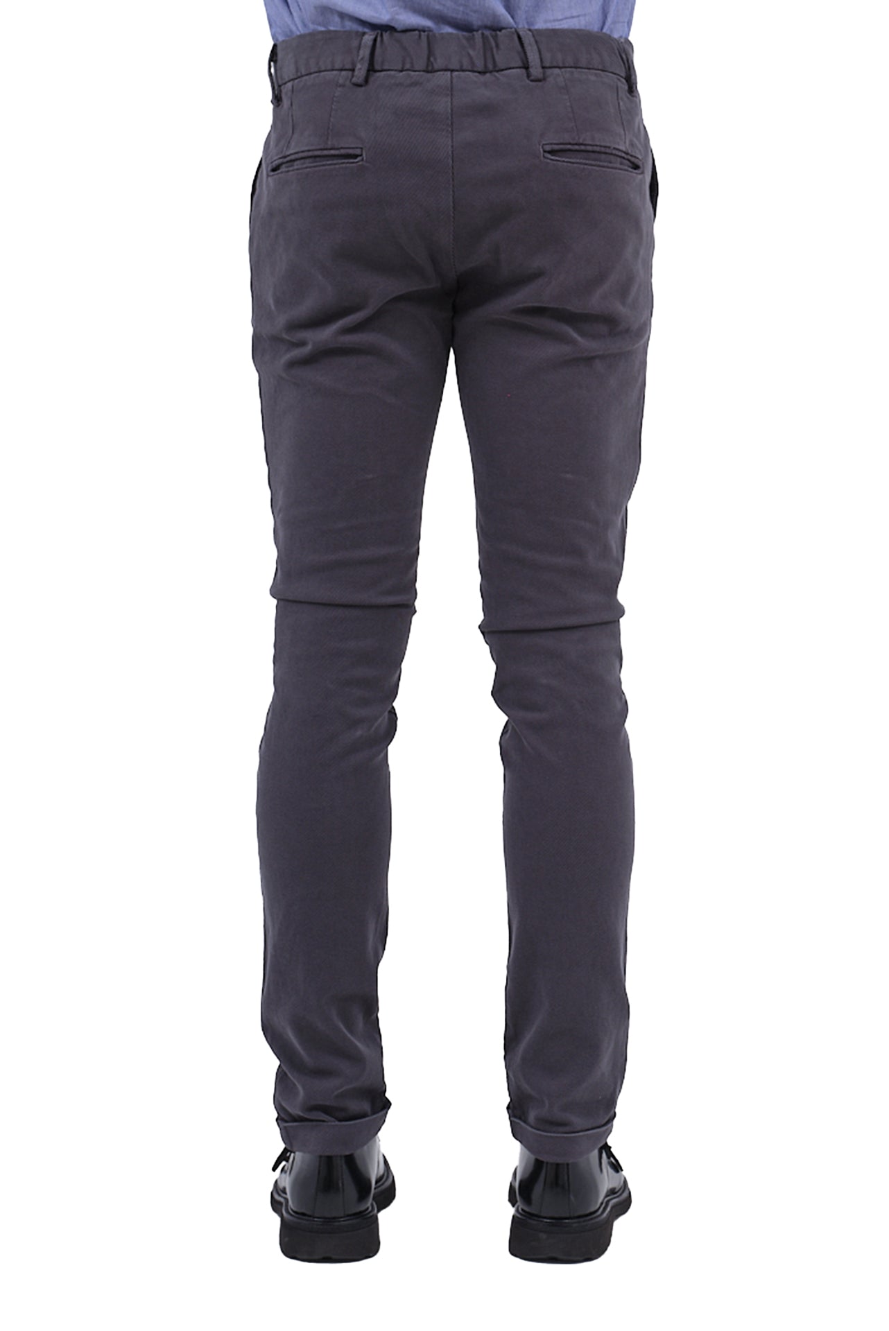 ΑΝΔΡΙΚΟ ΓΚΡΙ ΣΚΟΥΡΟ ΠΑΝΤΕΛΟΝΙ CHINOS ΜΕ ΠΙΕΤΑ PORTOBELLO'S SLIM FIT