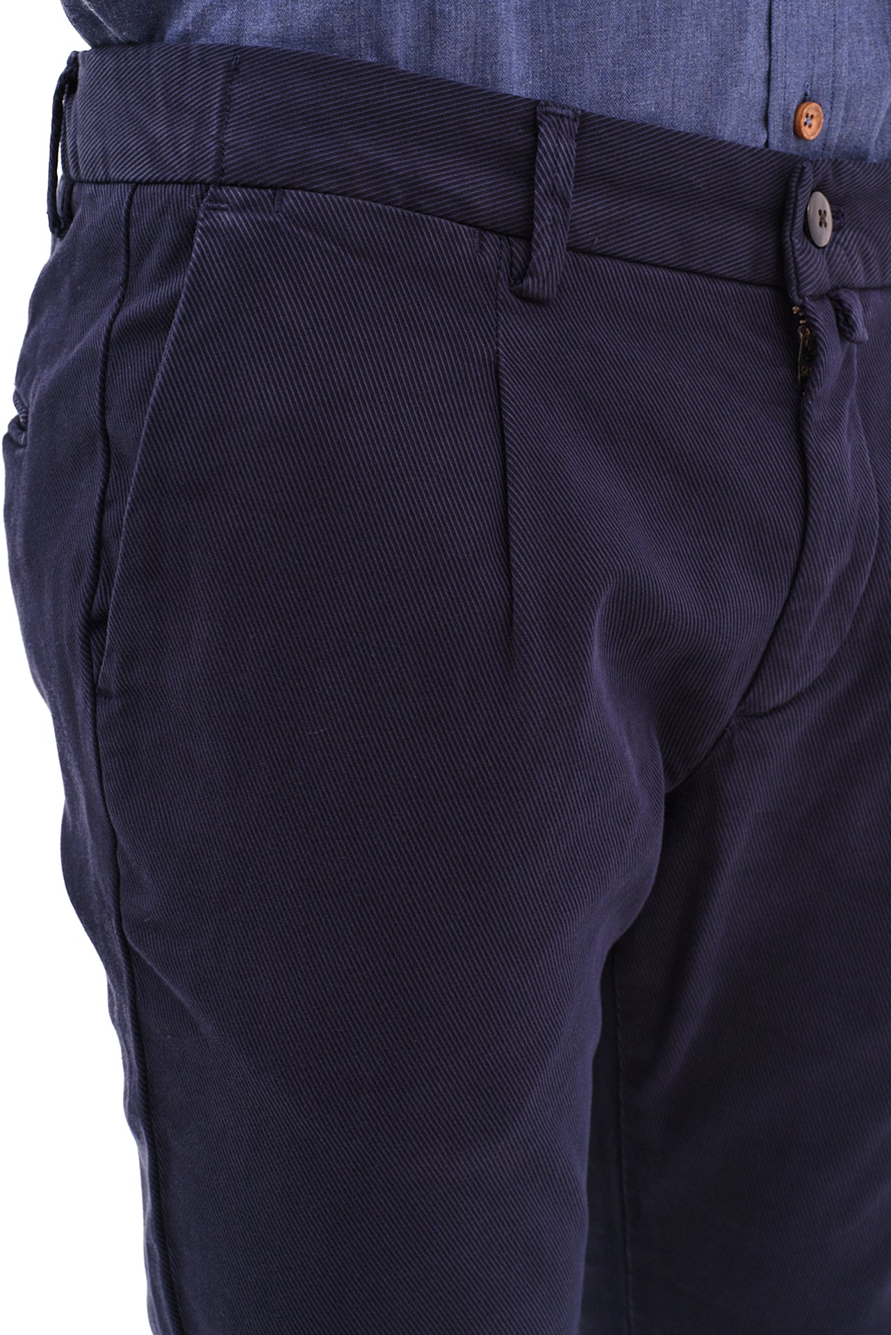 ΑΝΔΡΙΚΟ ΜΠΛΕ ΠΑΝΤΕΛΟΝΙ CHINOS ΜΕ ΠΙΕΤΑ PORTOBELLO'S SLIM FIT