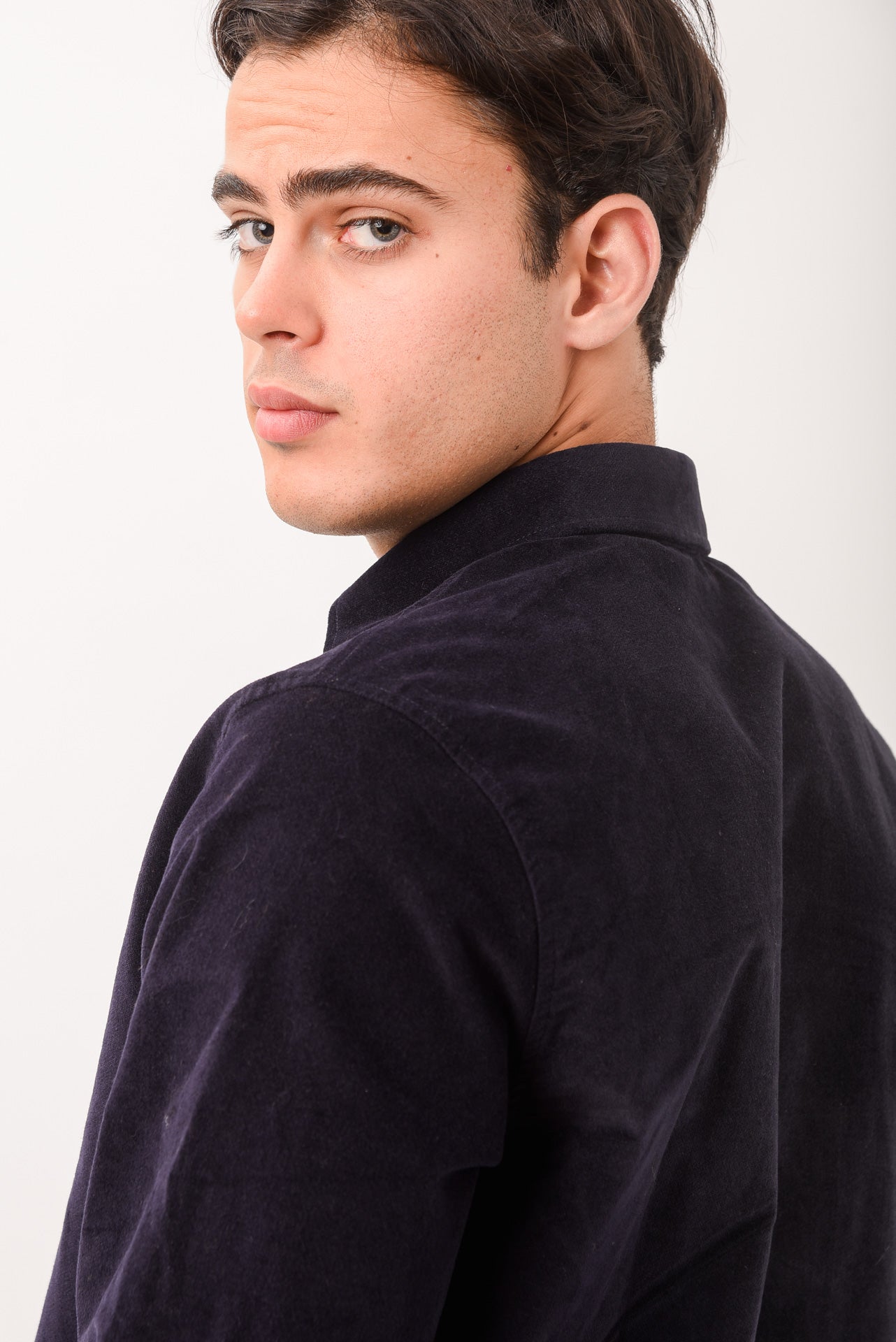 ΑΝΔΡΙΚΟ OVERHSIRT LES GENT'S ΜΠΛΕ ΜΟΝΟΧΡΩΜΟ