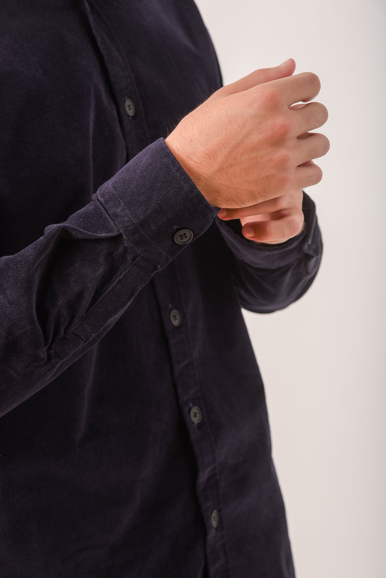 ΑΝΔΡΙΚΟ OVERHSIRT LES GENT'S ΜΠΛΕ ΜΟΝΟΧΡΩΜΟ