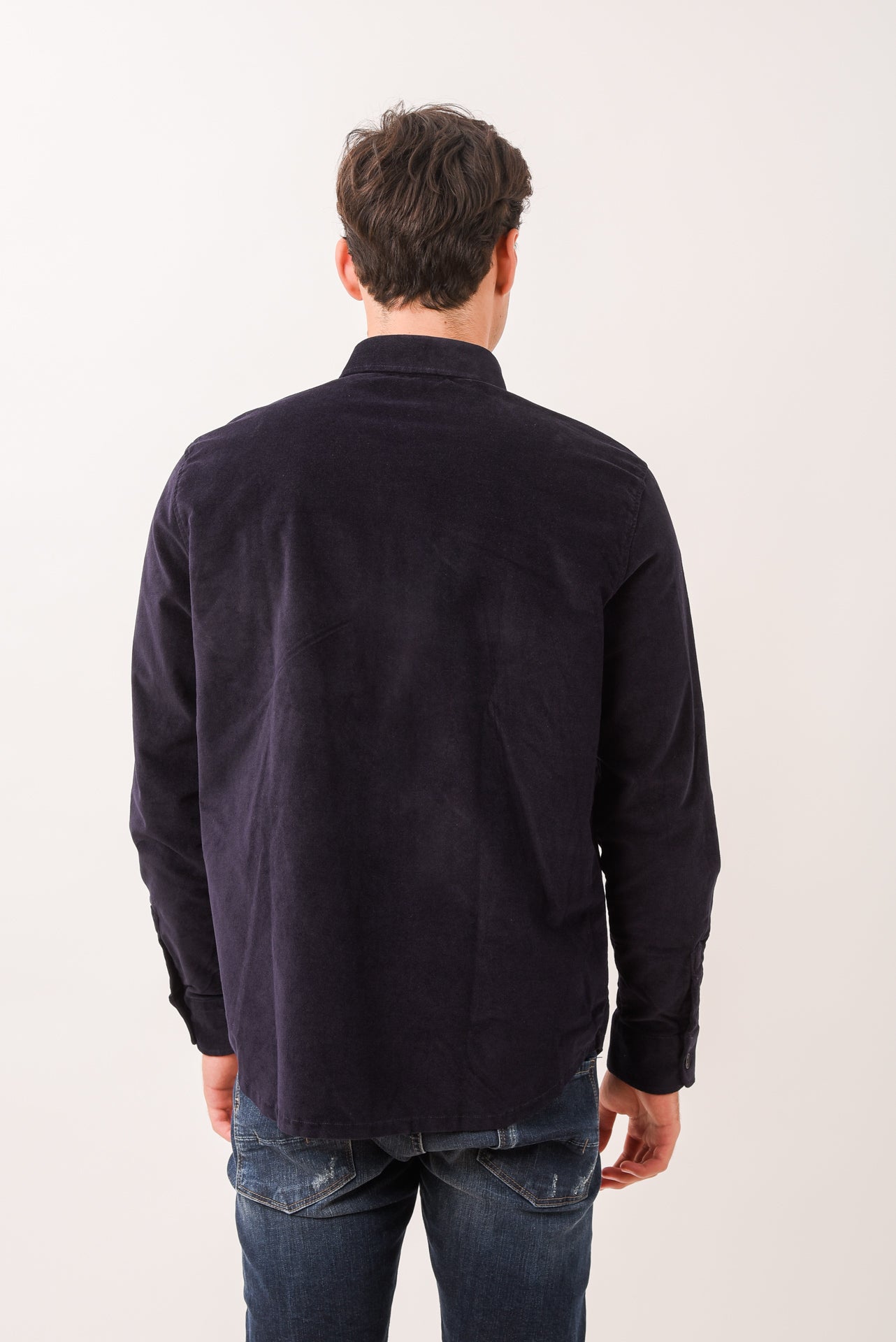 ΑΝΔΡΙΚΟ OVERHSIRT LES GENT'S ΜΠΛΕ ΜΟΝΟΧΡΩΜΟ