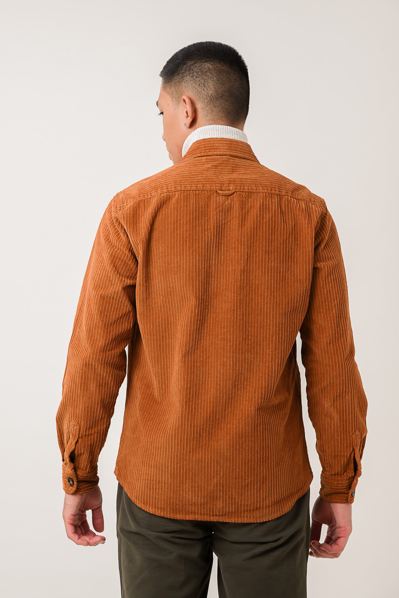 ΑΝΔΡΙΚΟ ΚΟΤΛΕ OVERSHIRT PORTOBELLO'S ΣΕ ΚΑΜΗΛΟ ΧΡΩΜΑ