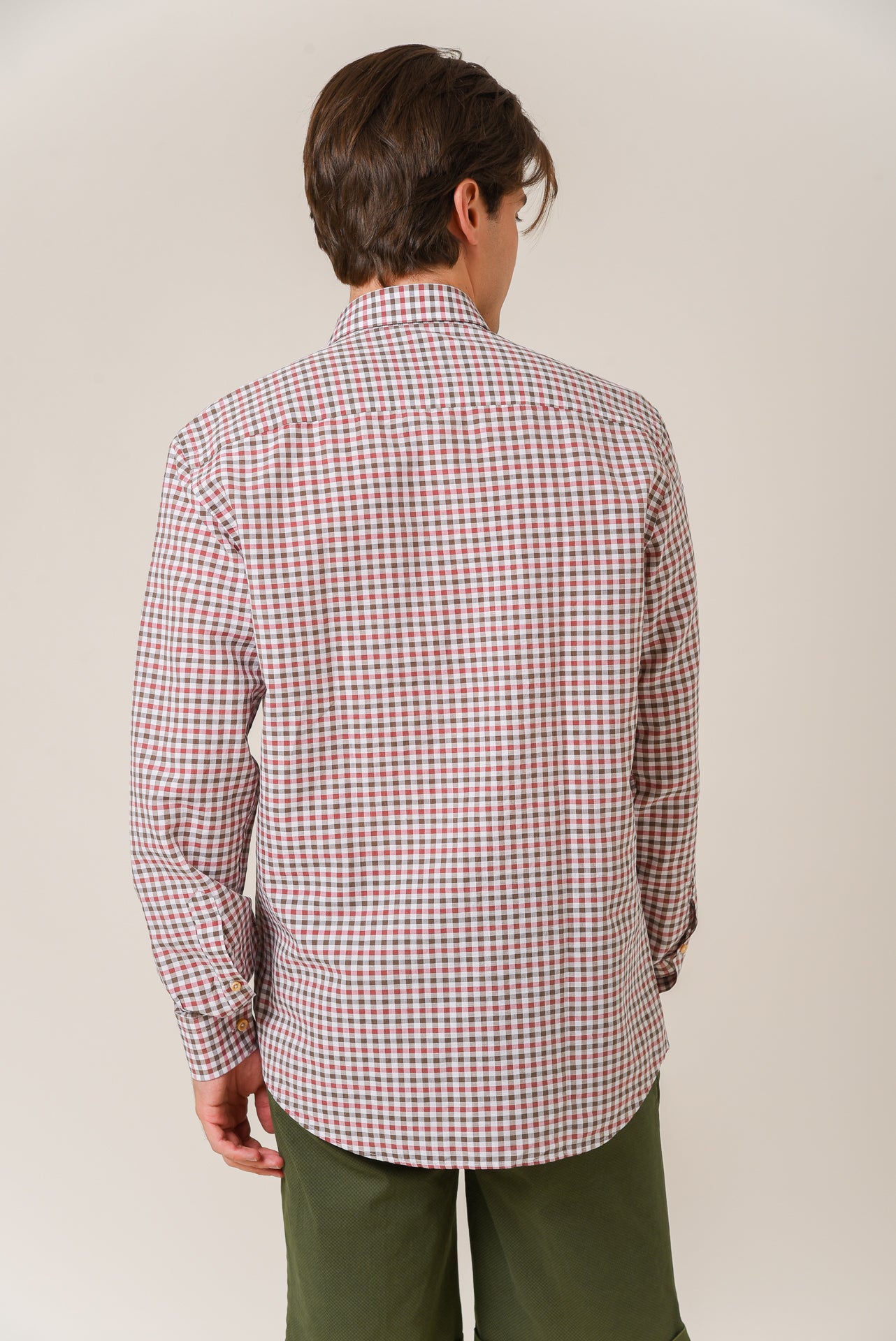 ΑΝΔΡΙΚΟ ΠΟΥΚΑΜΙΣΟ ΜΕ BUTTON DOWN ΓΙΑΚΑ PORTOBELLO'S ΜΠΟΡΝΤΟ ΛΑΔΙ ΚΑΡΟ