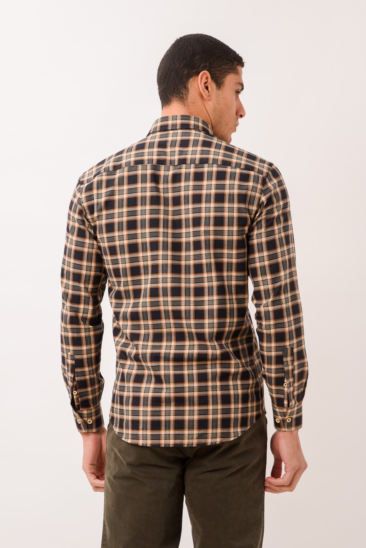 ΑΝΔΡΙΚΟ ΠΟΥΚΑΜΙΣΟ PORTOBELLO'S BUTTON DOWN ΓΙΑΚΑΣ ΣΕ ΜΠΕΖ-ΜΠΛΕ ΑΠΟΧΡΩΣΗ