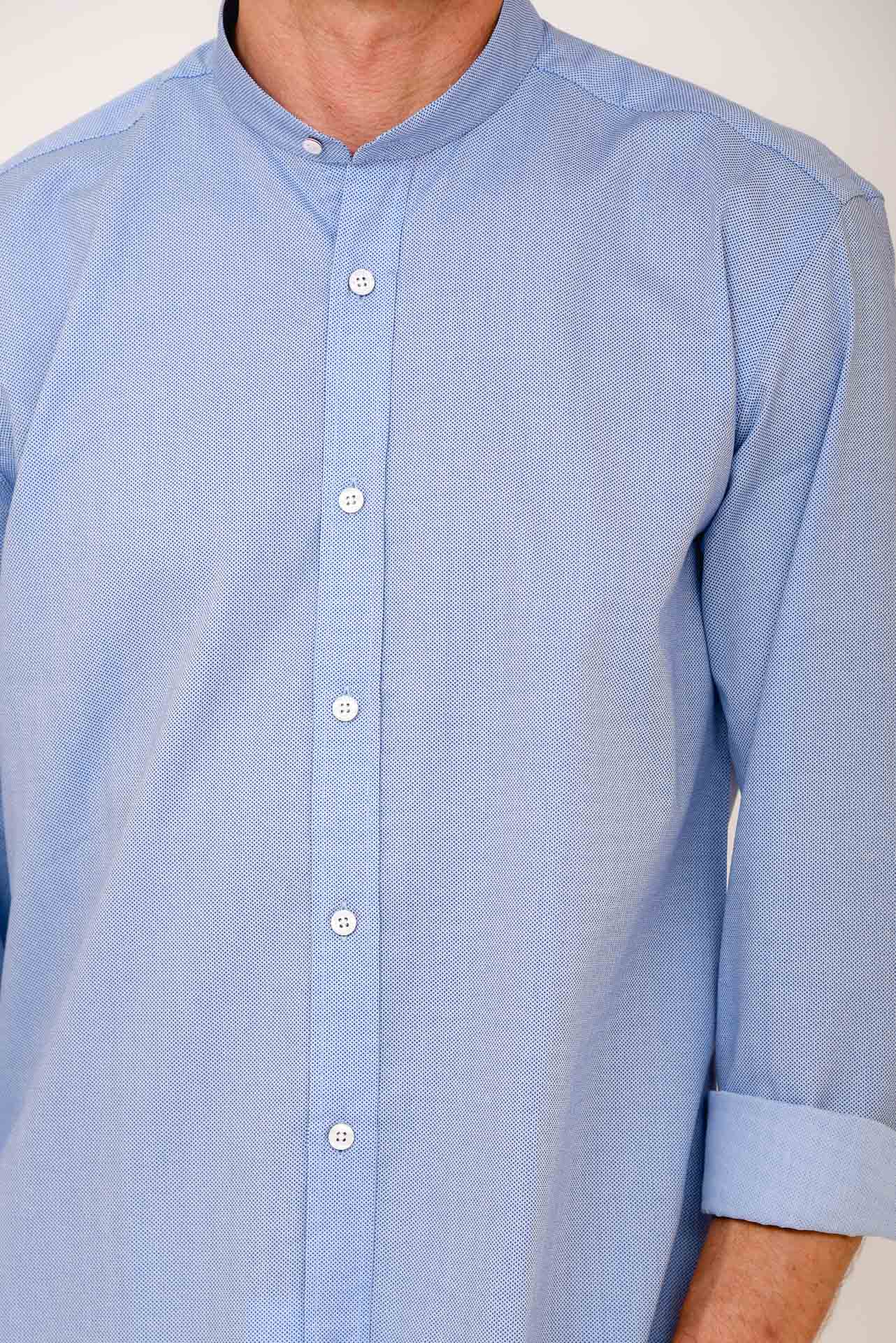 ΑΝΔΡΙΚΟ ΠΟΥΚΑΜΙΣΟ ΜΕ MAO ΓΙΑΚΑ PORTOBELLO'S ΣΙΕΛ ΑΠΟΧΡΩΣΗ ΚΛΑΣΙΚΗ ΓΡΑΜΜΗ