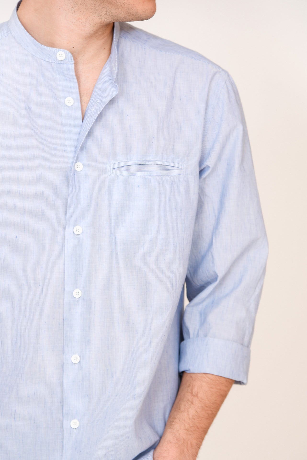 ΑΝΔΡΙΚΟ ΠΟΥΚΑΜΙΣΟ ΜΕ ΜΑΟ ΓΙΑΚΑ PORTOBELLO'S ΣΙΕΛ ΜΕ ΕΣΩΤΕΡΙΚΗ ΤΣΕΠΗ