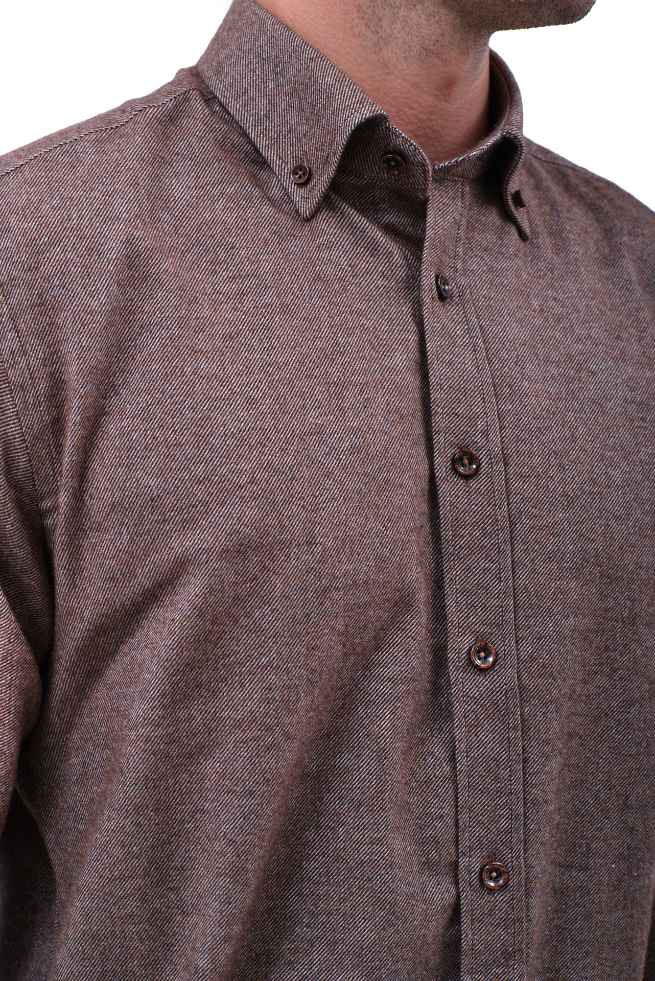 ΑΝΔΡΙΚΟ ΠΟΥΚΑΜΙΣΟ ΦΑΝΕΛΑ ΜΠΕΖ ΚΑΦΕ PORTOBELLO'S ΜΕ BUTTON DOWN ΓΙΑΚΑ