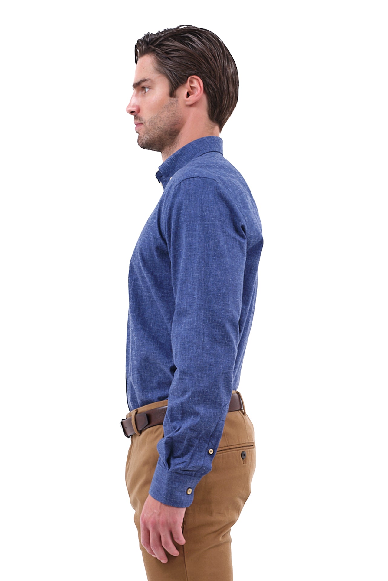 ΑΝΔΡΙΚΟ ΠΟΥΚΑΜΙΣΟ PORTOBELLO'S ΣΕ ΤΖΙΝ ΑΠΟΧΡΩΣΗ ΜΕ BUTTON DOWN ΓΙΑΚΑ