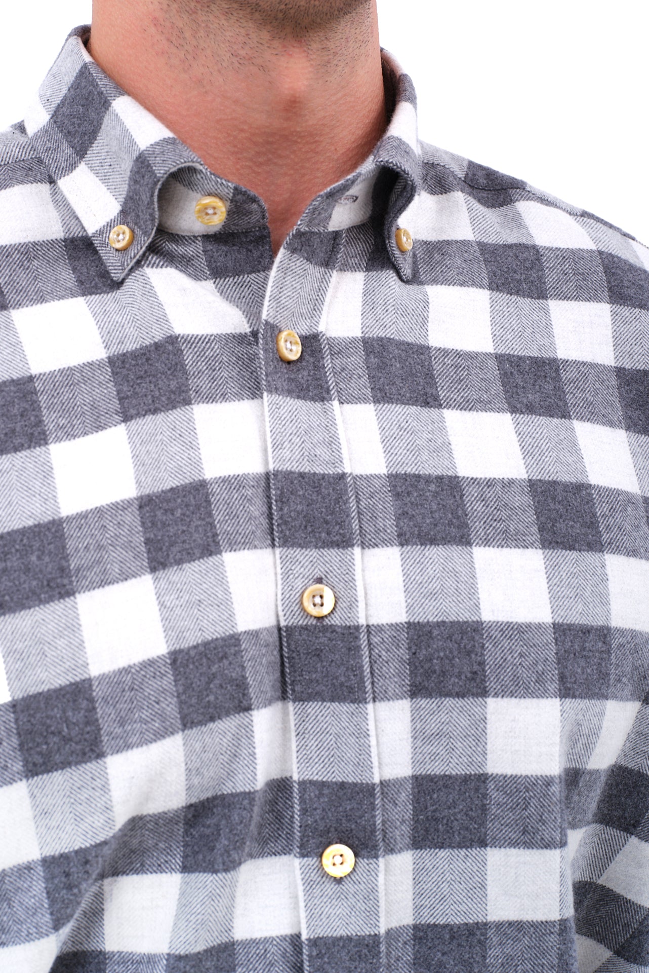 ΑΝΔΡΙΚΟ ΠΟΥΚΑΜΙΣΟ ΦΑΝΕΛΑ ΚΑΡΟ PORTOBELLO'S ΜΕ BUTTON DOWN ΓΙΑΚΑ REGULAR FIT