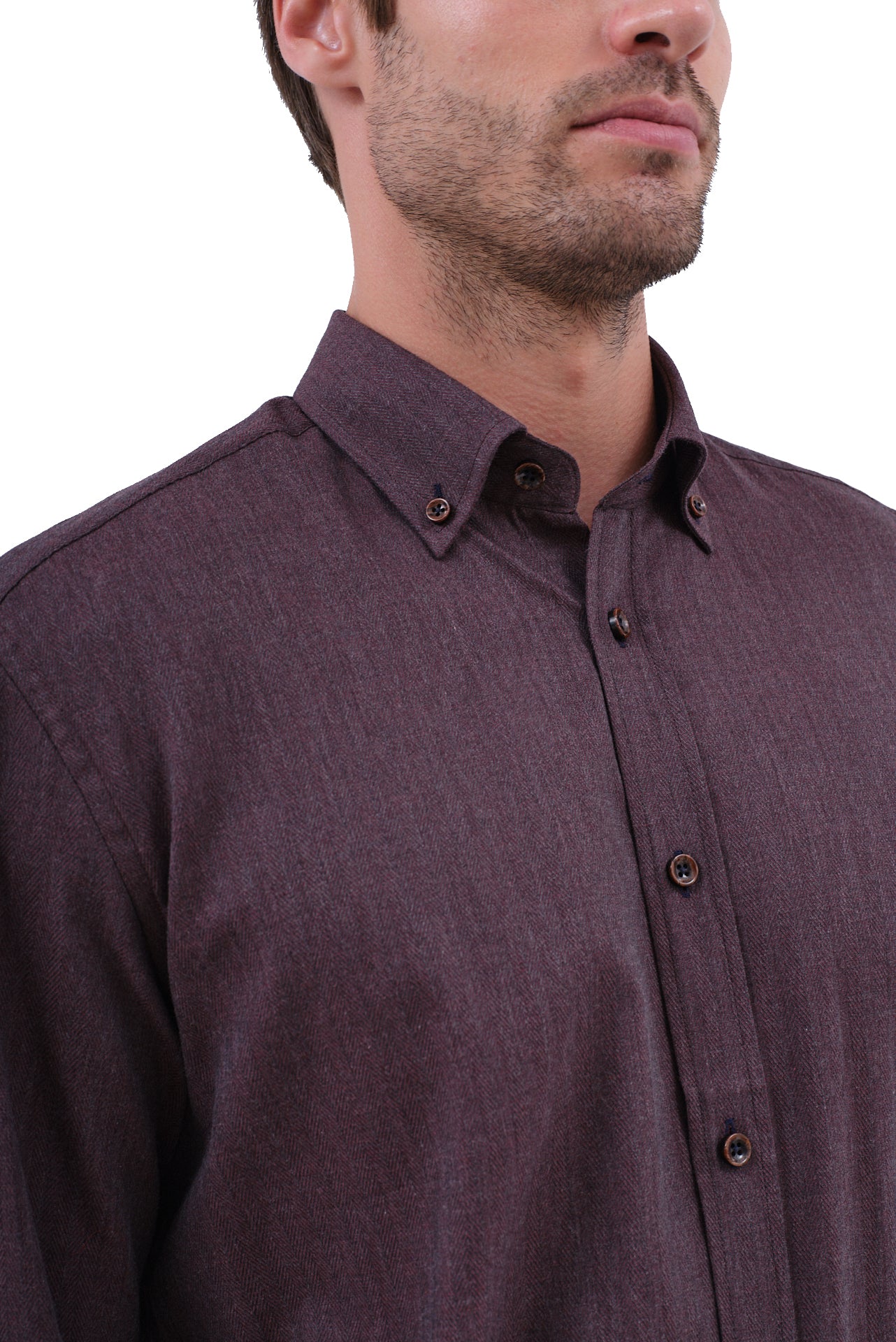 ΑΝΔΡΙΚΟ ΠΟΥΚΑΜΙΣΟ ΜΠΟΡΝΤΟ PORTOBELLO'S ΜΕ ΔΙΑΚΡΙΤΙΚΟ ΨΑΡΟΚΟΚΚΑΛΟ ΚΑΙ BUTTON DOWN ΓΙΑΚΑ