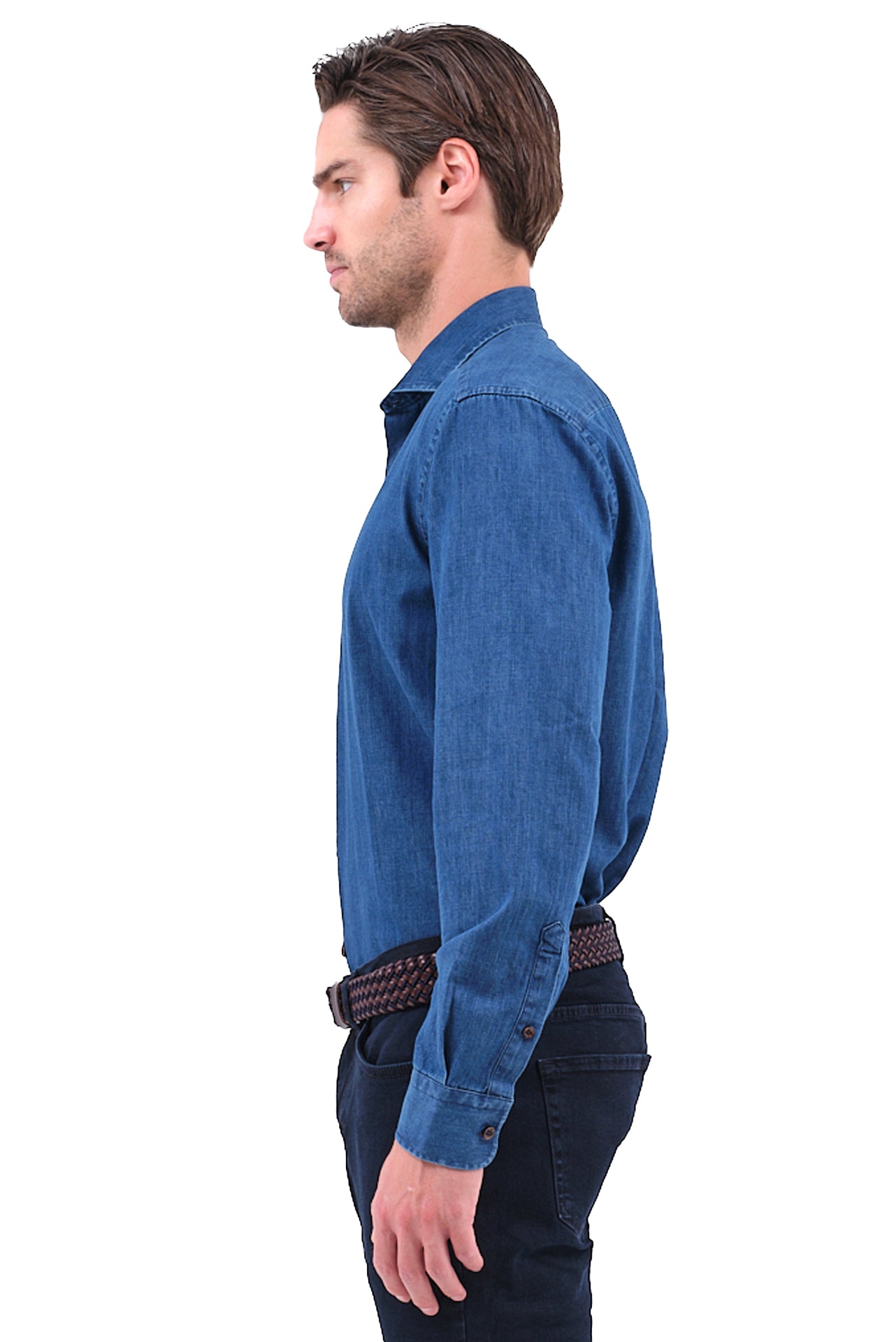 ΑΝΔΡΙΚΟ ΠΟΥΚΑΜΙΣΟ JEAN PORTOBELLO'S ΜΕ REX ΓΙΑΚΑ REGULAR FIT