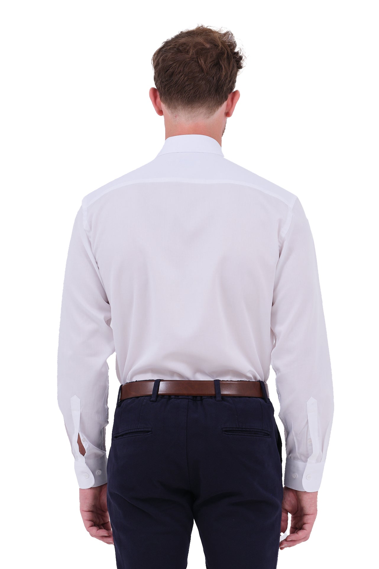 ΑΝΔΡΙΚΟ ΠΟΥΚΑΜΙΣΟ PORTOBELLO'S ΣΕ ΛΕΥΚΟ ΧΡΩΜΑ ΜΕ REX ΓΙΑΚΑ REGULAR FIT