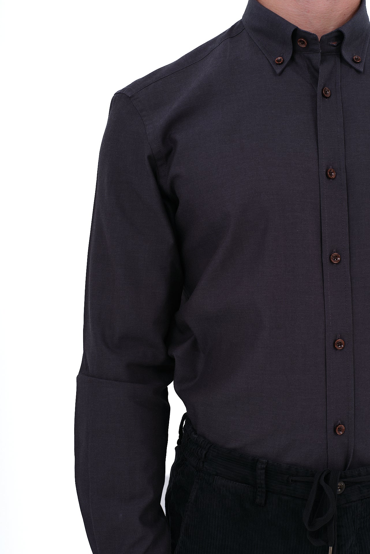 ΑΝΔΡΙΚΟ ΣΚΟΥΡΟ ΓΚΡΙ ΠΟΥΚΑΜΙΣΟ PORTOBELLO'S ΜΕ BUTTON DOWN ΓΙΑΚΑ