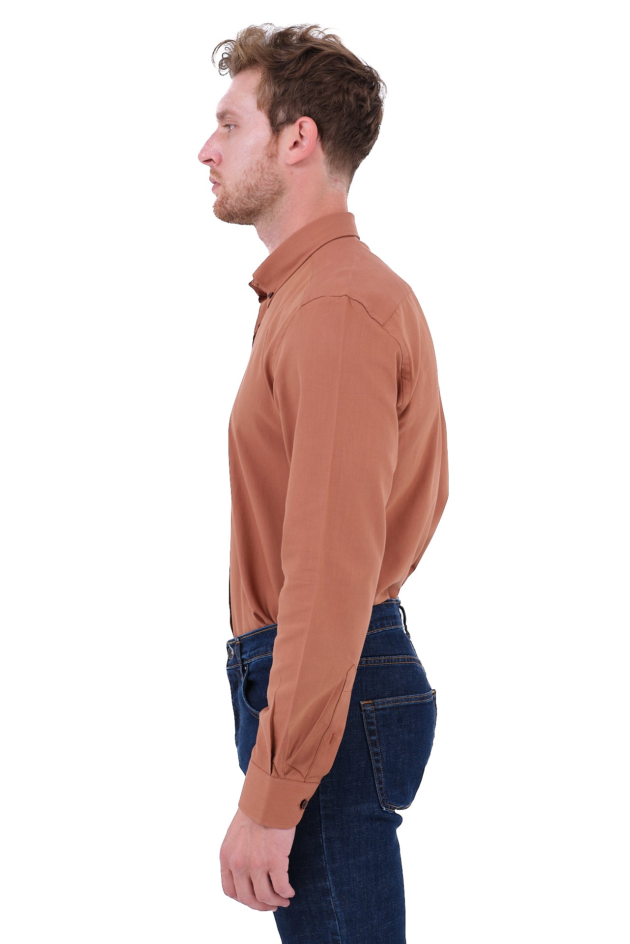 ΑΝΔΡΙΚΟ ΚΑΜΕΛ ΠΟΥΚΑΜΙΣΟ PORTOBELLO'S ΜΕ BUTTON DOWN ΓΙΑΚΑ