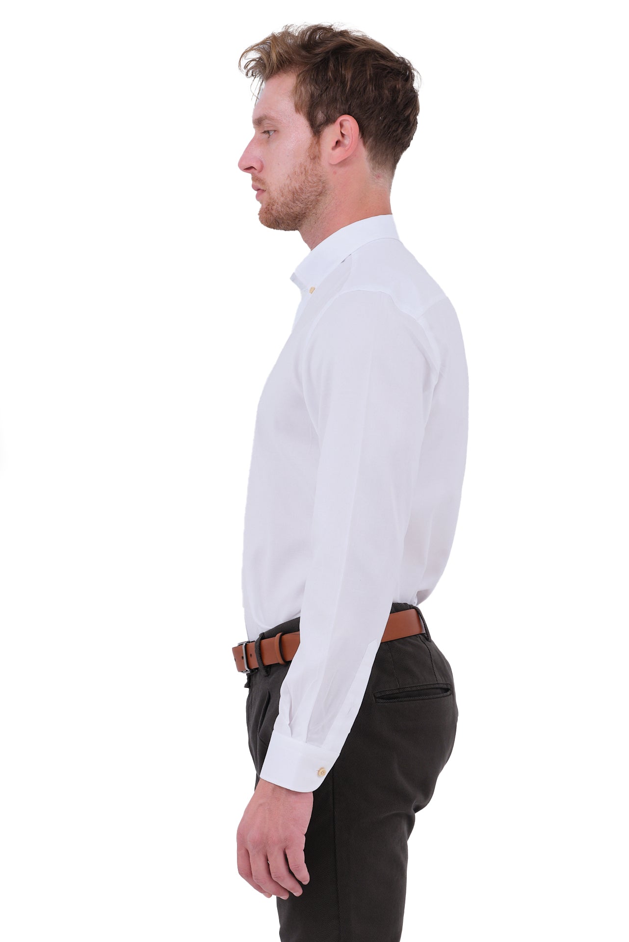 ΑΝΔΡΙΚΟ ΛΕΥΚΟ ΠΟΥΚΑΜΙΣΟ PORTOBELLO'S ΜΕ BUTTON DOWN ΓΙΑΚΑ