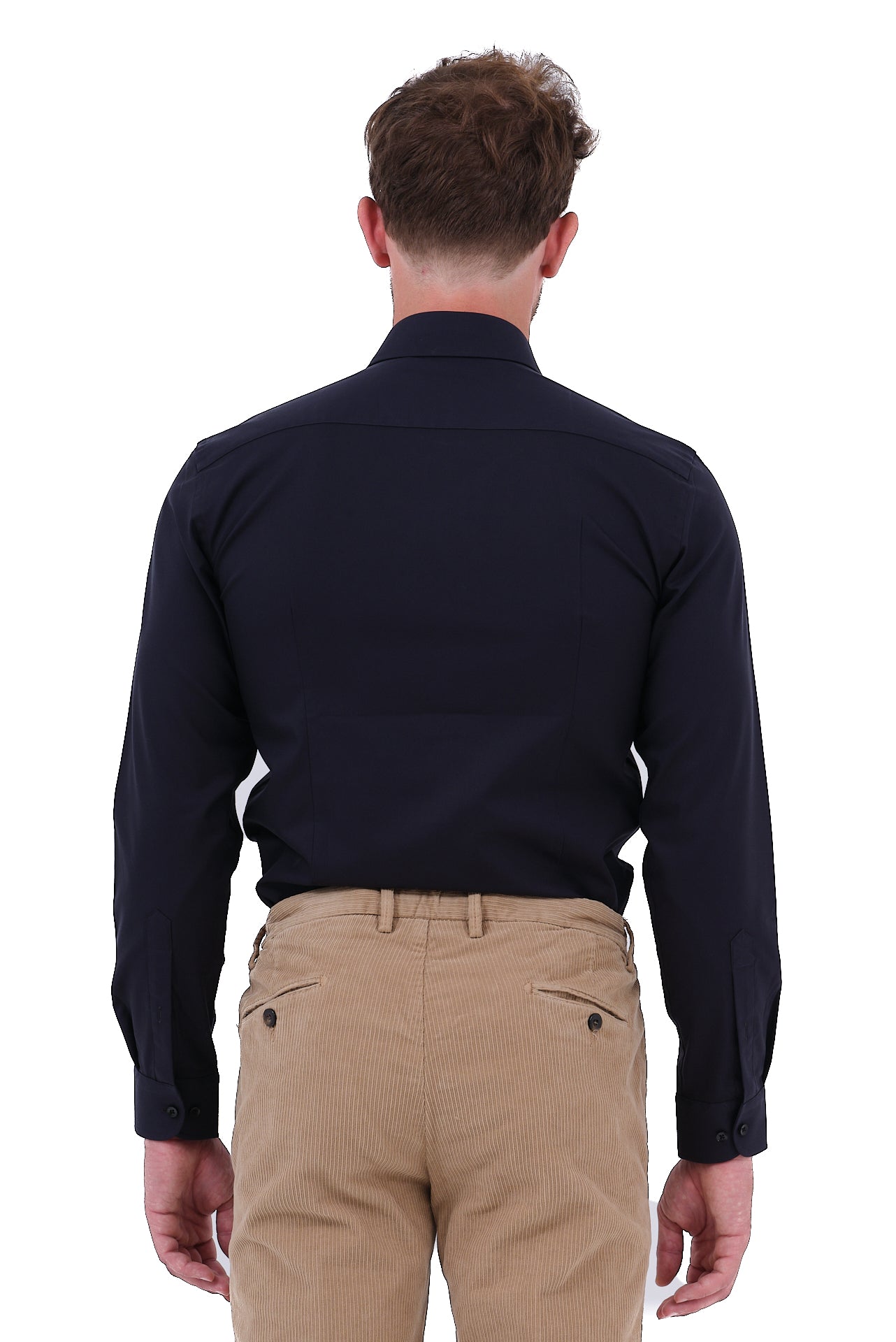 ΑΝΔΡΙΚΟ ΜΠΛΕ ΣΚΟΥΡΟ ΠΟΥΚΑΜΙΣΟ PORTOBELLO'S ΜΕ REX ΓΙΑΚΑ SLIM FIT