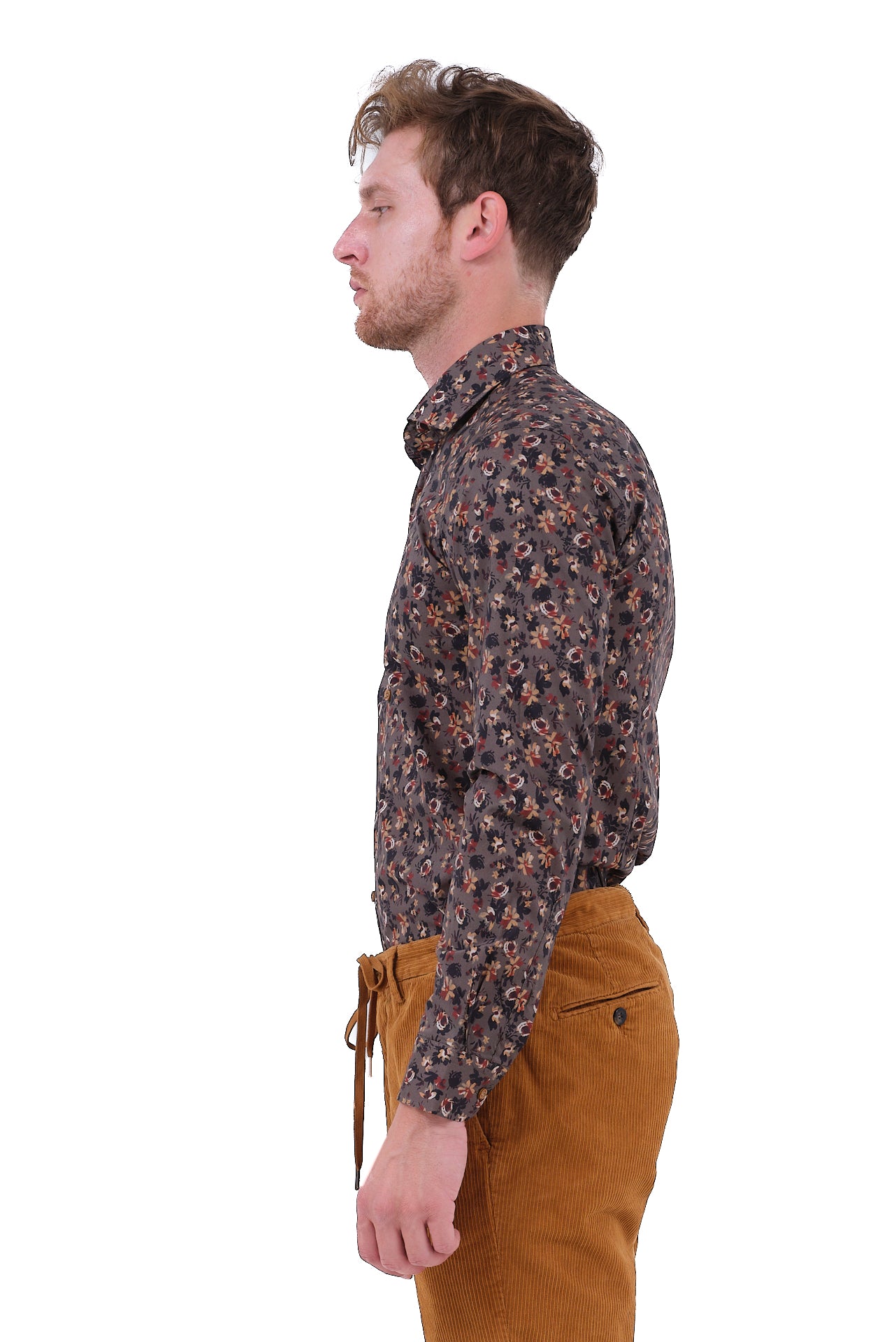 ΑΝΔΡΙΚΟ FLORAL ΠΟΥΚΑΜΙΣΟ PORTOBELLO'S ΜΕ REX ΓΙΑΚΑ