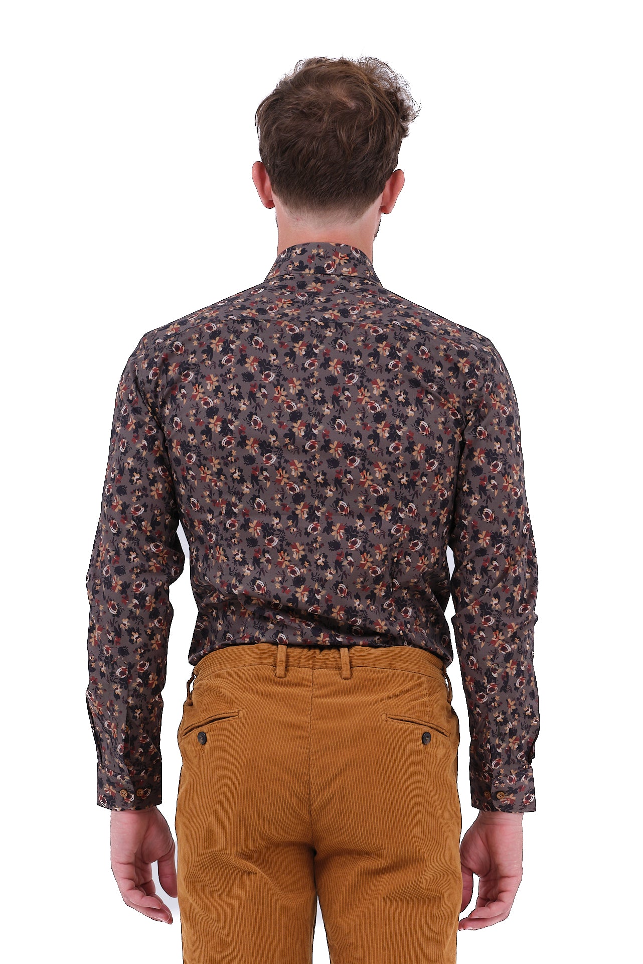 ΑΝΔΡΙΚΟ FLORAL ΠΟΥΚΑΜΙΣΟ PORTOBELLO'S ΜΕ REX ΓΙΑΚΑ