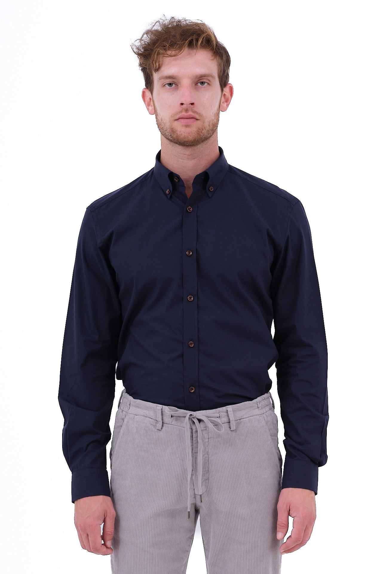 ΑΝΔΡΙΚΟ ΜΠΛΕ ΠΟΥΚΑΜΙΣΟ PORTOBELLO'S ΜΕ BUTTON DOWN ΓΙΑΚΑ