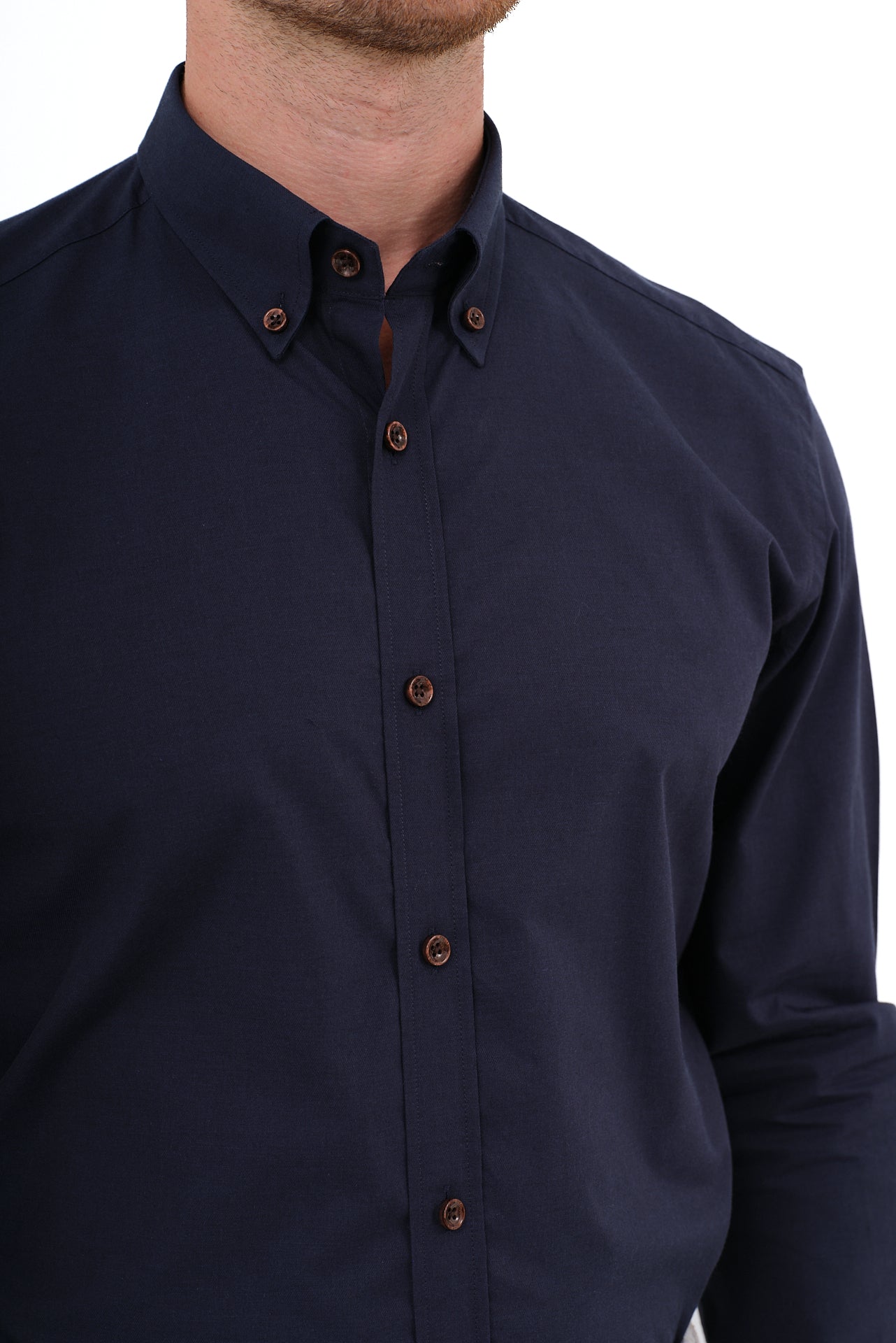 ΑΝΔΡΙΚΟ ΜΠΛΕ ΠΟΥΚΑΜΙΣΟ PORTOBELLO'S ΜΕ BUTTON DOWN ΓΙΑΚΑ