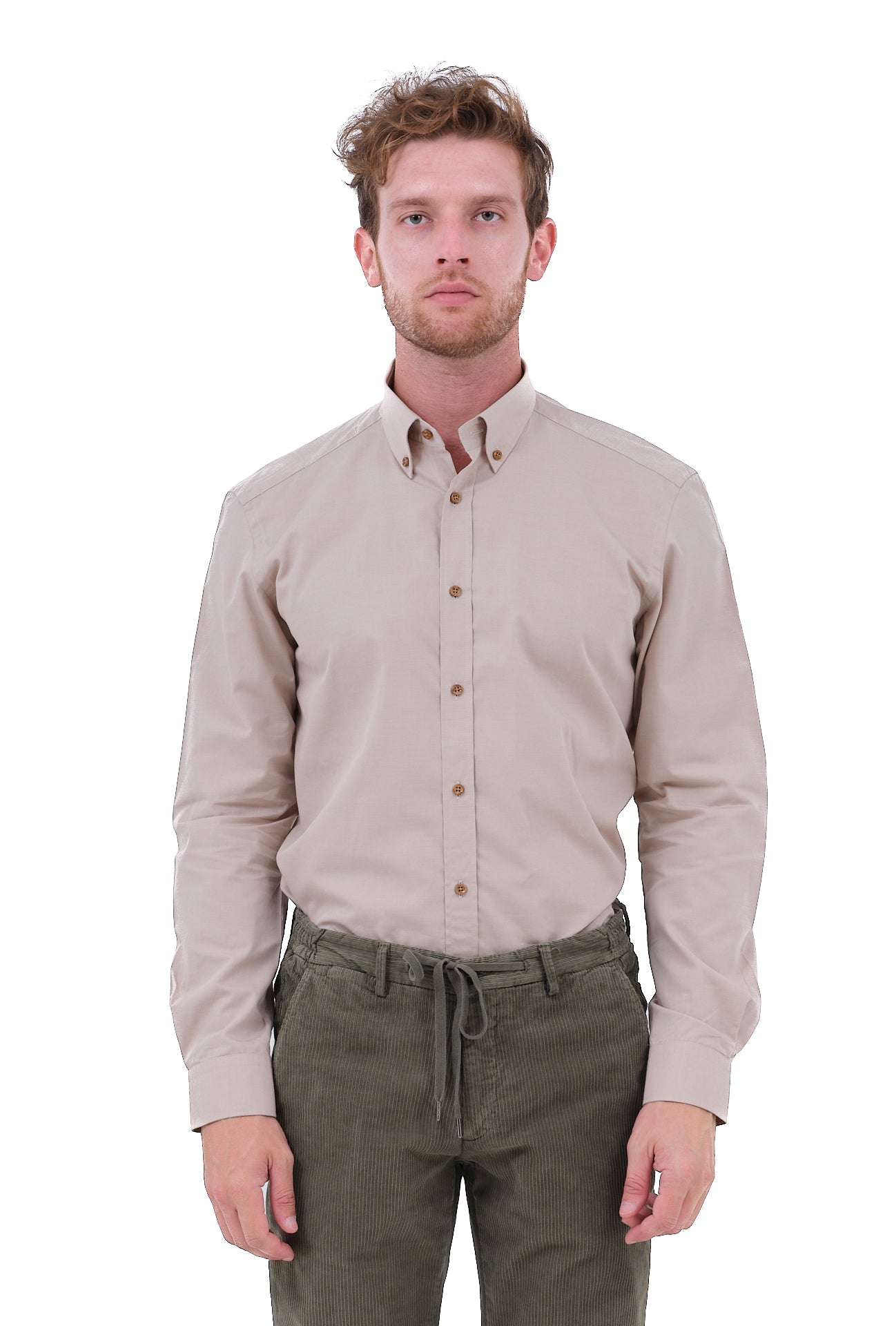 ΑΝΔΡΙΚΟ ΜΠΕΖ ΜΟΝΟΧΡΩΜΟ ΠΟΥΚΑΜΙΣΟ PORTOBELLO'S ΜΕ BUTTON DOWN ΓΙΑΚΑ