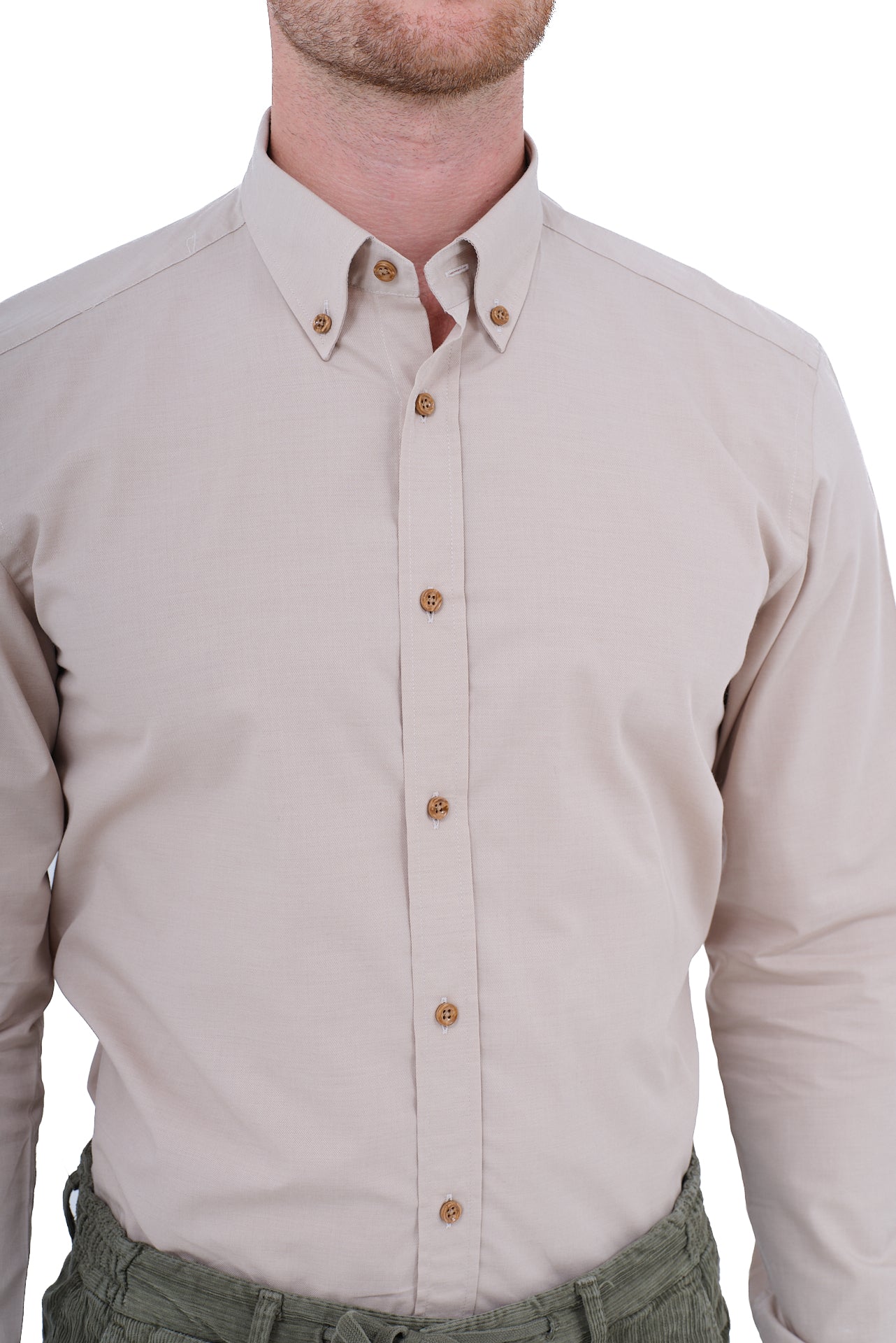 ΑΝΔΡΙΚΟ ΜΠΕΖ ΜΟΝΟΧΡΩΜΟ ΠΟΥΚΑΜΙΣΟ PORTOBELLO'S ΜΕ BUTTON DOWN ΓΙΑΚΑ