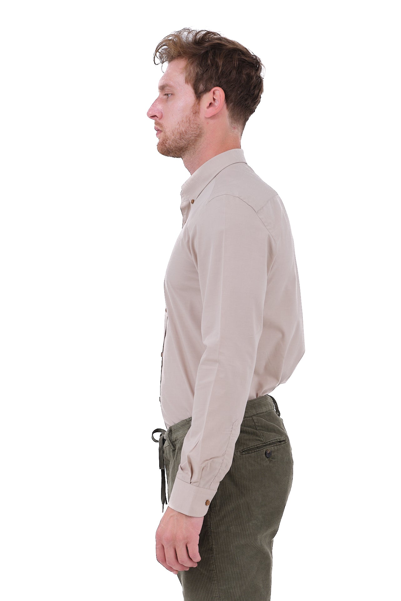 ΑΝΔΡΙΚΟ ΜΠΕΖ ΜΟΝΟΧΡΩΜΟ ΠΟΥΚΑΜΙΣΟ PORTOBELLO'S ΜΕ BUTTON DOWN ΓΙΑΚΑ