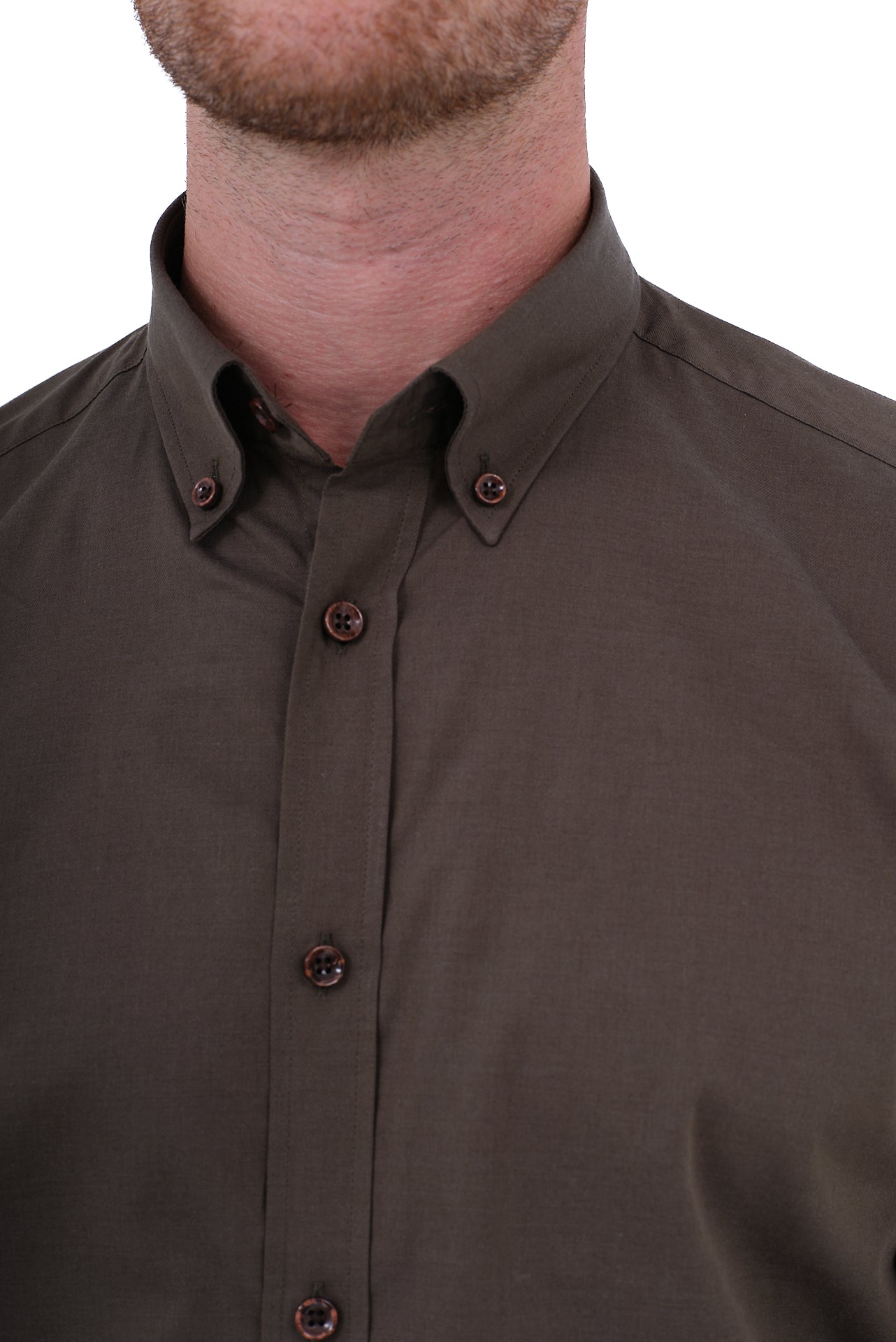 ΑΝΔΡΙΚΟ ΛΑΔΙ ΜΟΝΟΧΡΩΜΟ ΠΟΥΚΑΜΙΣΟ PORTOBELLO'S ΜΕ BUTTON DOWN ΓΙΑΚΑ