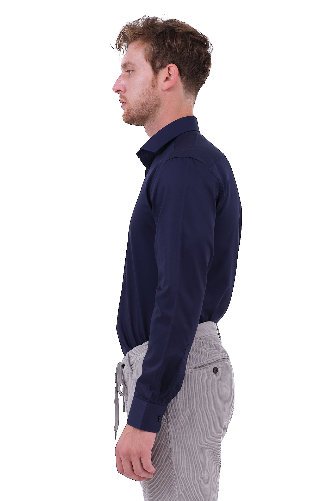 ΑΝΔΡΙΚΟ ΜΠΛΕ ΣΚΟΥΡΟ ΠΟΥΚΑΜΙΣΟ PORTOBELLO'S ΜΕ REX ΓΙΑΚΑ