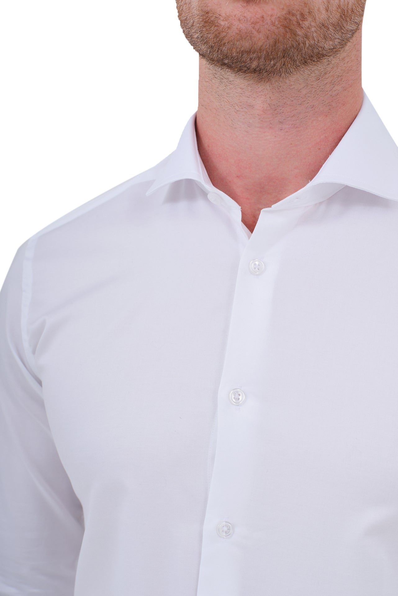 ΑΝΔΡΙΚΟ ΛΕΥΚΟ ΠΟΥΚΑΜΙΣΟ PORTOBELLO'S ΜΕ REX ΓΙΑΚΑ SLIM FIT