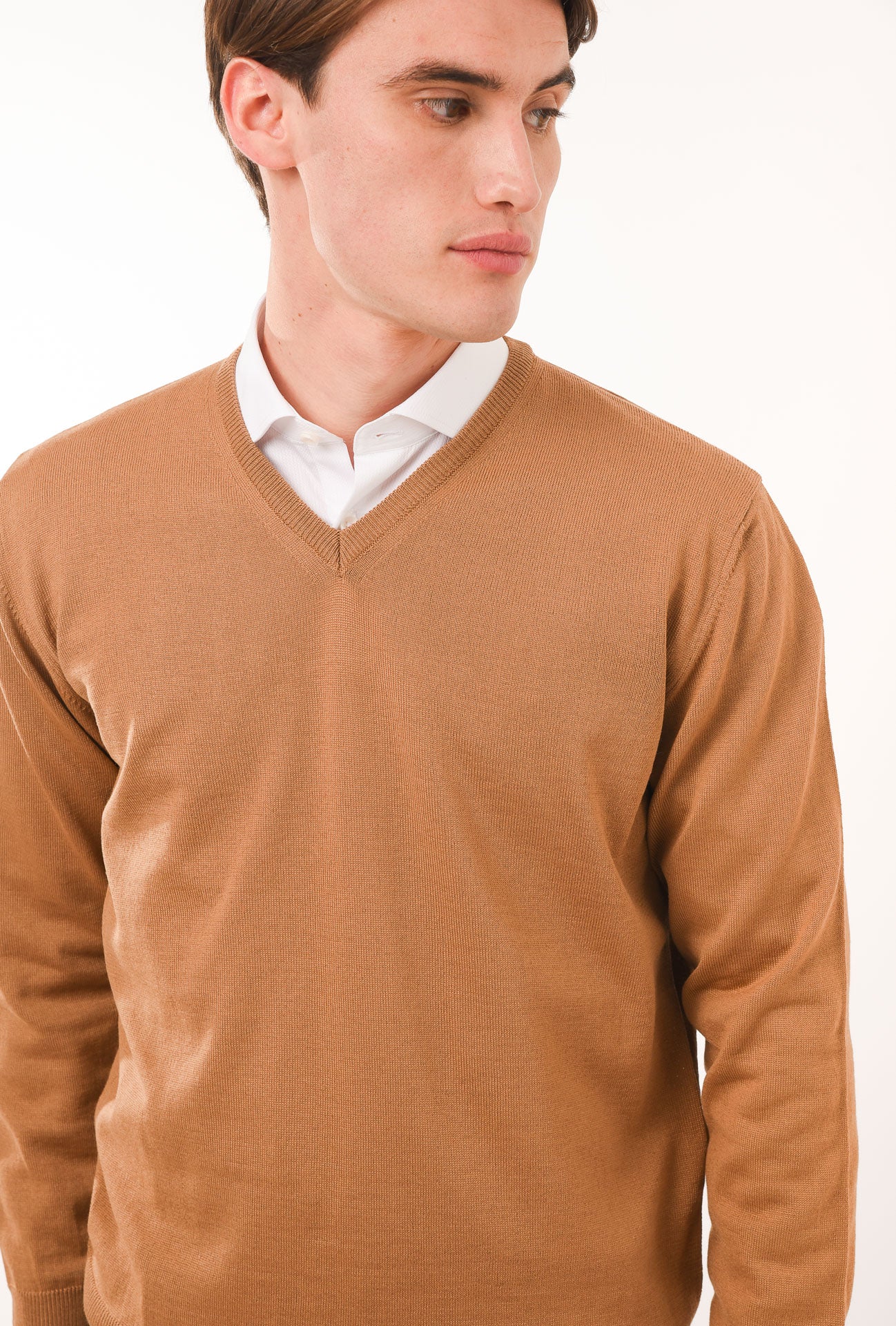 ΑΝΔΡΙΚΟ ΠΟΥΛΟΒΕΡ V PORTOBELLO'S ΣΕ ΣΚΟΥΡΟ ΜΠΕΖ ΧΡΩΜΑ