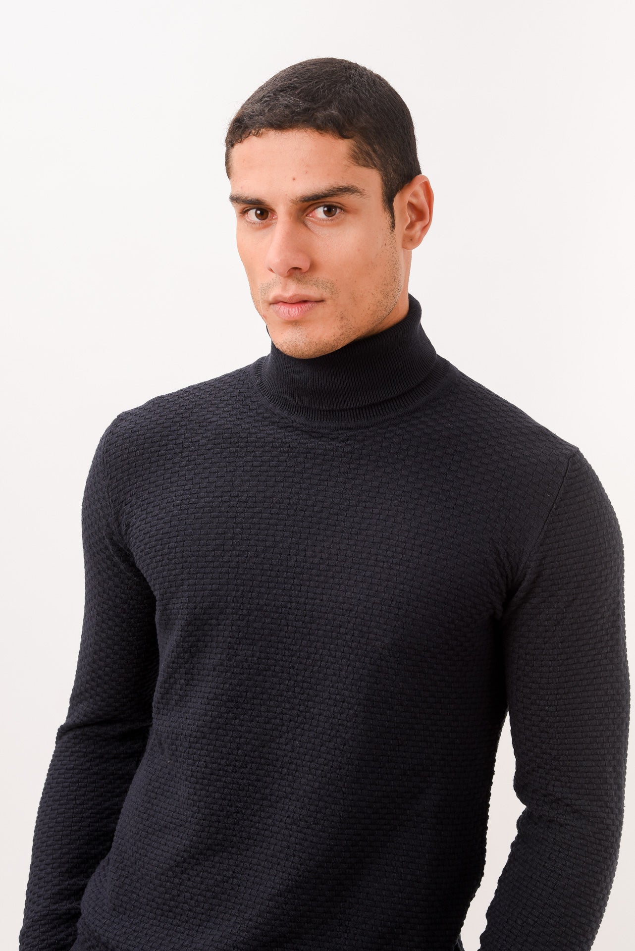 ΑΝΔΡΙΚΟ ΖΙΒΑΓΚΟ LES GENT'S ΣΕ ΜΠΛΕ ΣΚΟΥΡΟ ΧΡΩΜΑ ΜΕ ΜΙΚΡΟΣΧΕΔΙΟ