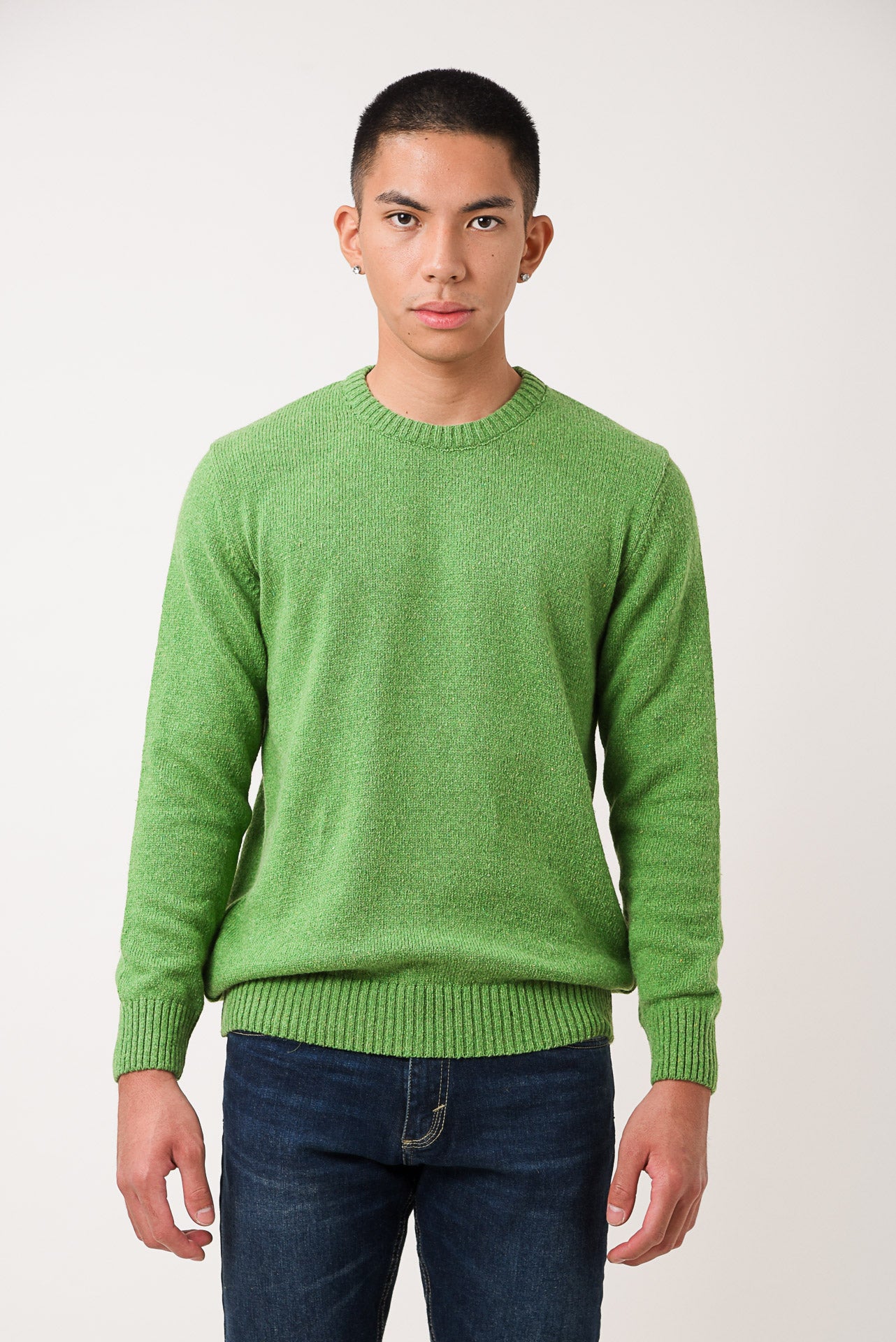 ΑΝΔΡΙΚΟ ΠΟΥΛΟΒΕΡ LES GENT'S ΣΕ ΠΡΑΣΙΝΗ ΑΠΟΧΡΩΣΗ