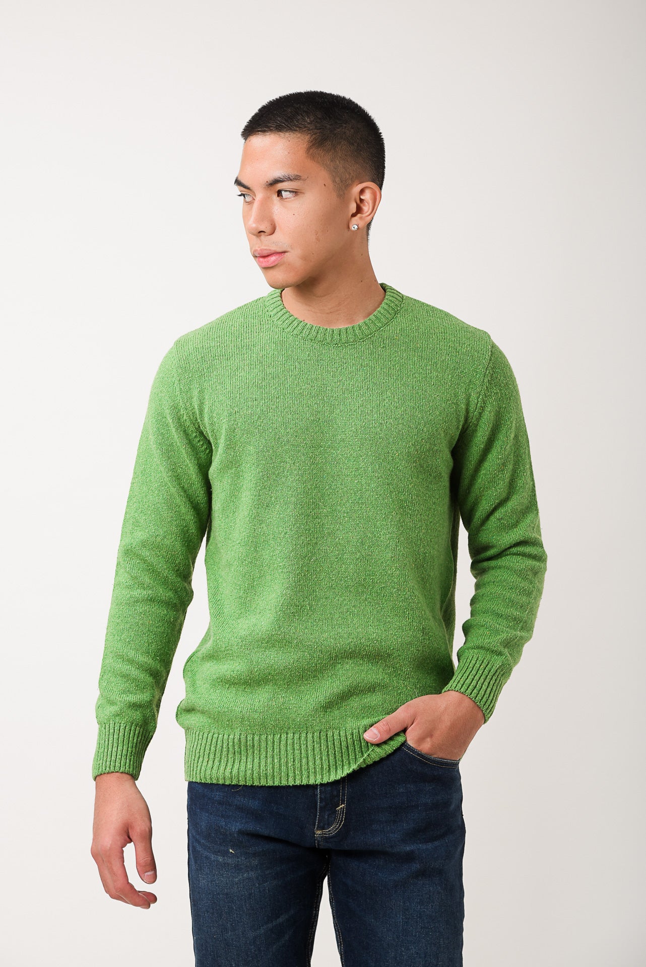 ΑΝΔΡΙΚΟ ΠΟΥΛΟΒΕΡ LES GENT'S ΣΕ ΠΡΑΣΙΝΗ ΑΠΟΧΡΩΣΗ