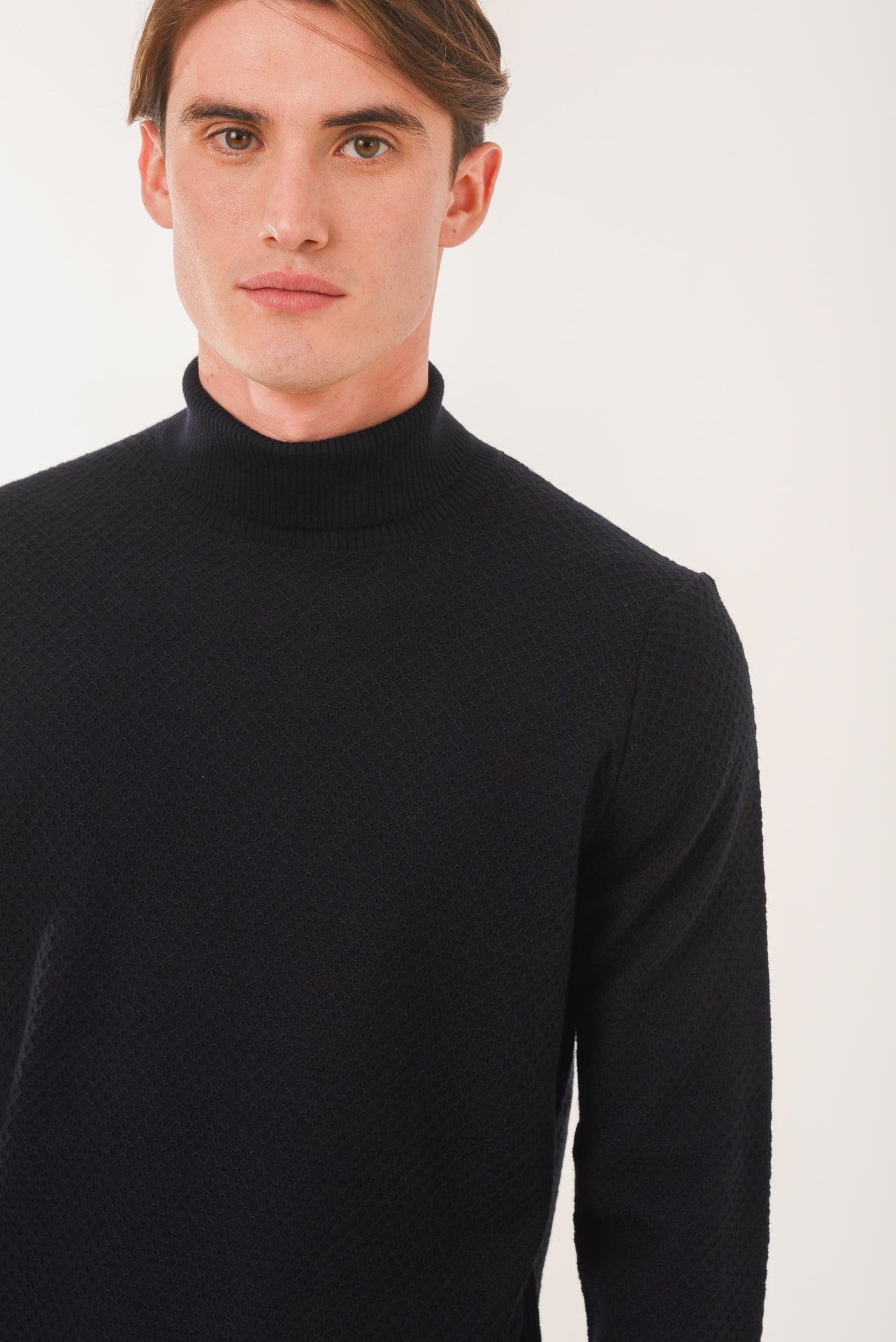 ΑΝΔΡΙΚΟ ΖΙΒΑΓΚΟ PORTOBELLO'S ΣΕ ΣΚΟΥΡΟ ΜΠΛΕ ΜΟΝΟΧΡΩΜΟ