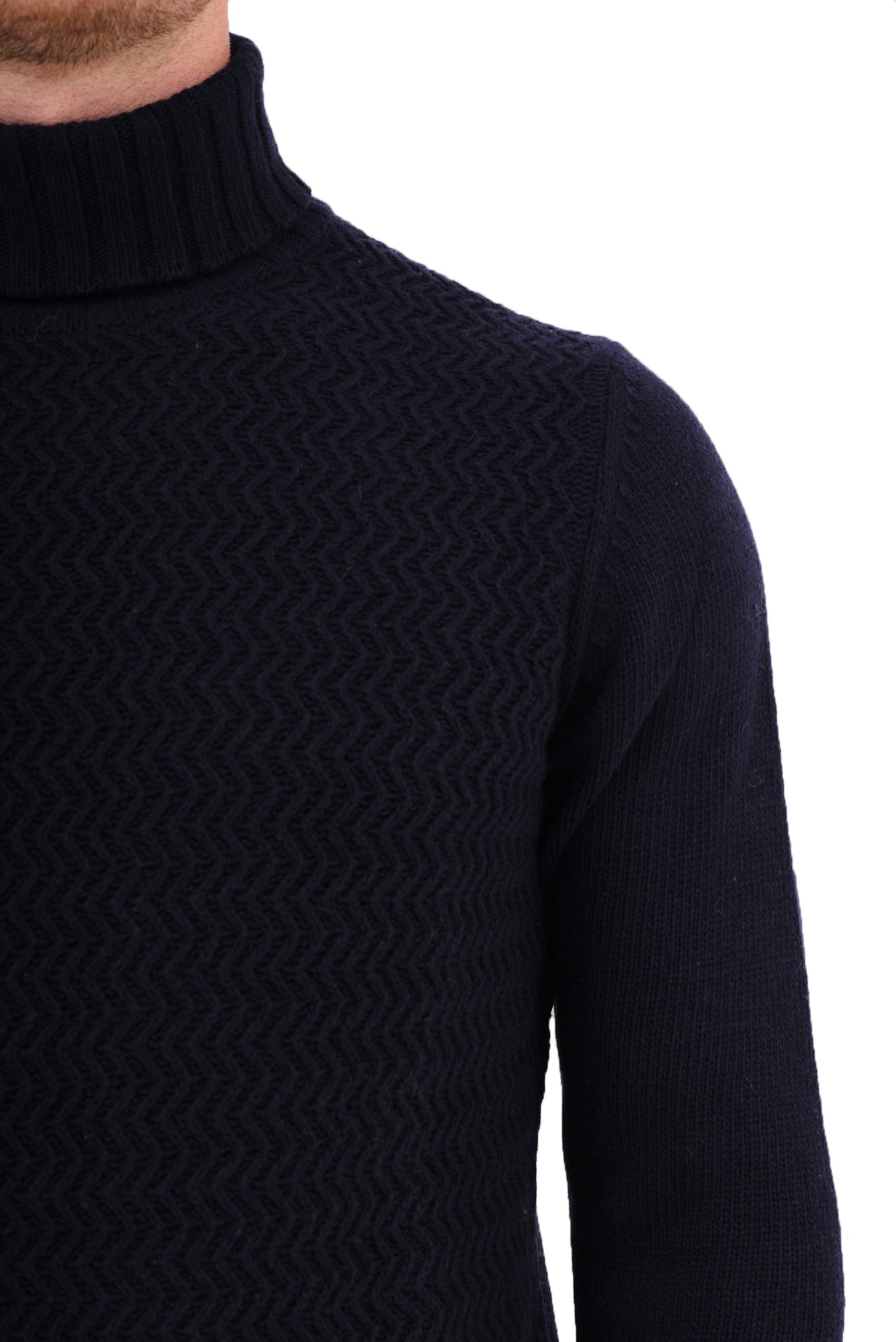 ΑΝΔΡΙΚΟ ΜΠΛΕ ΖΙΒΑΓΚΟ PORTOBELLO'S ΜΕ ΣΧΕΔΙΟ ΣΤΗΝ ΠΛΕΞΗ